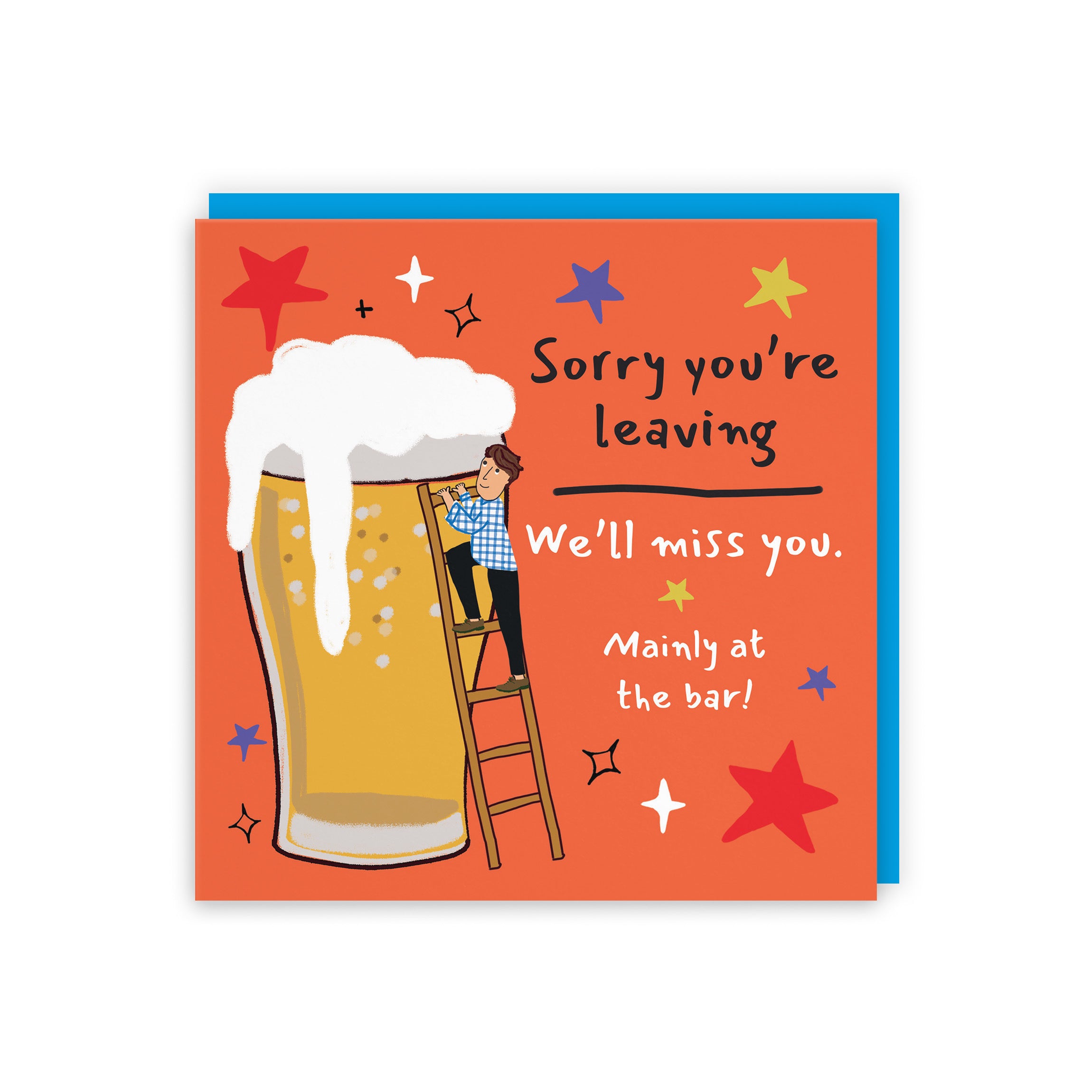Men's Leaving Card Big Beer Laugh Out Loud - Default Title (GK00336)