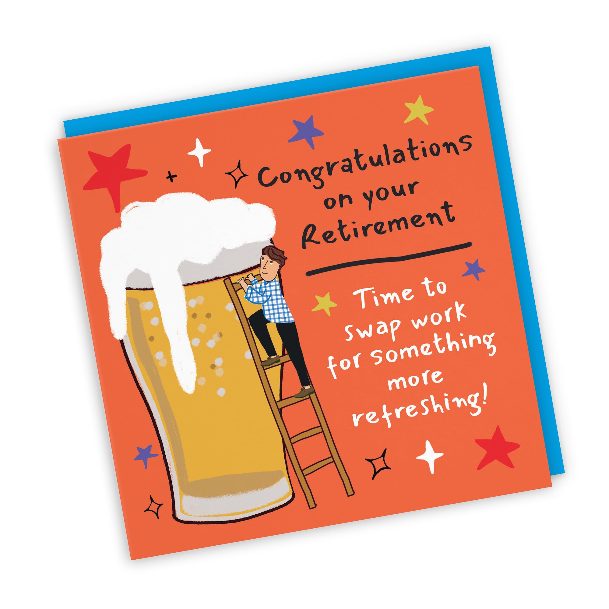 Men's Retirement Card Big Beer Laugh Out Loud - Default Title (GK00338)