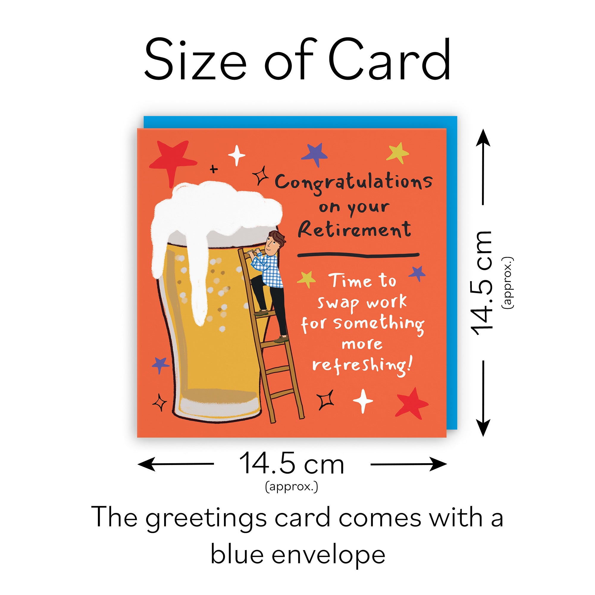 Men's Retirement Card Big Beer Laugh Out Loud - Default Title (GK00338)