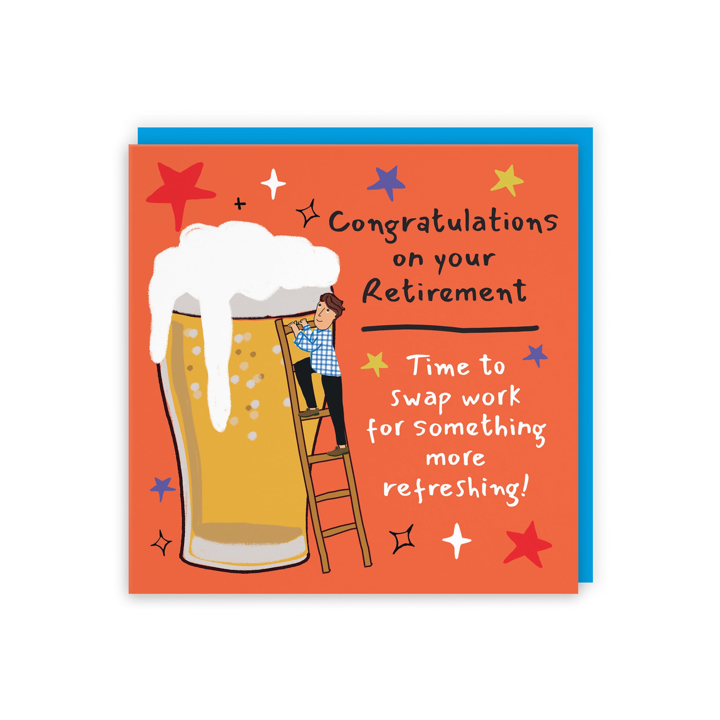 Men's Retirement Card Big Beer Laugh Out Loud - Default Title (GK00338)