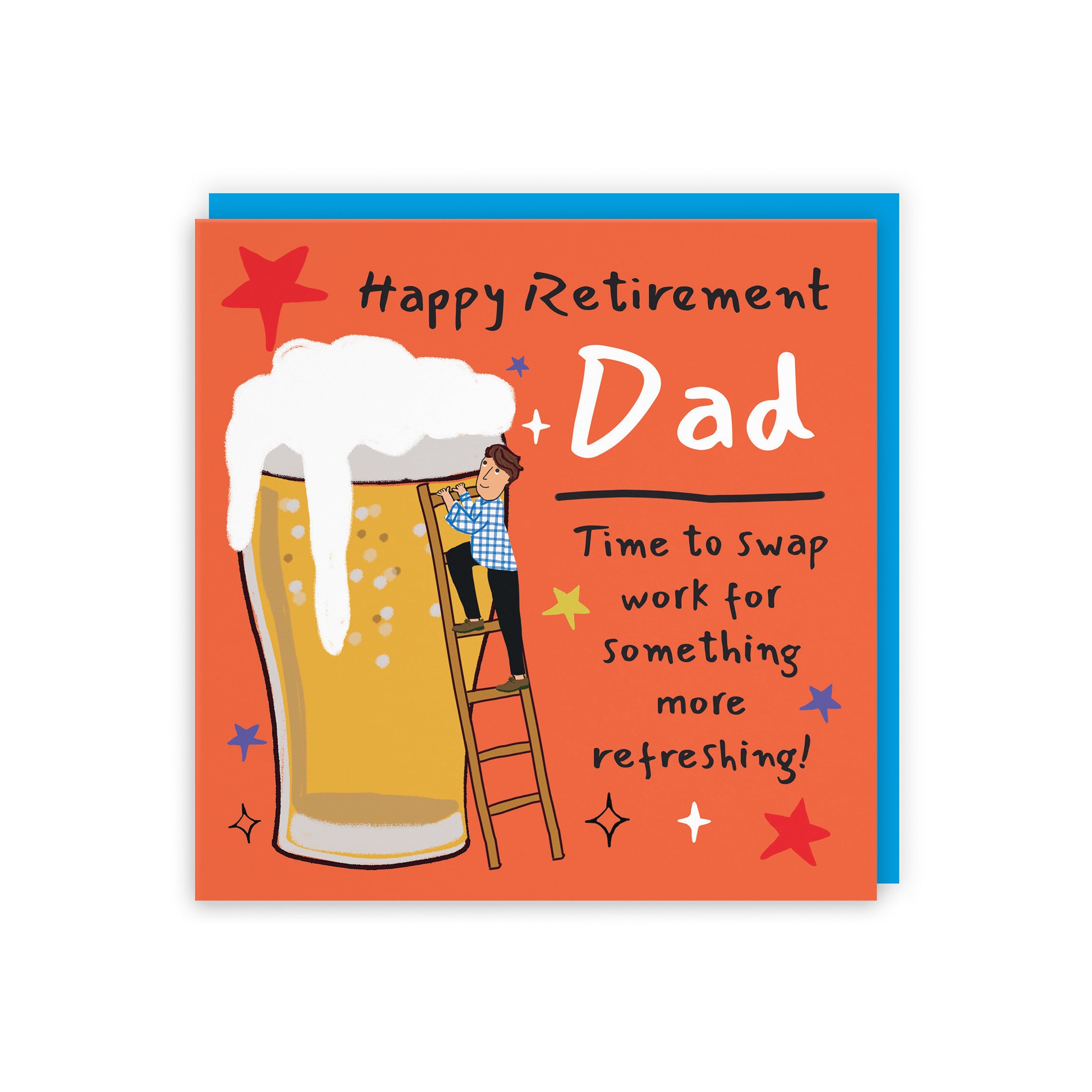 Dad Retirement Card Big Beer Laugh Out Loud - Default Title (GK00339)