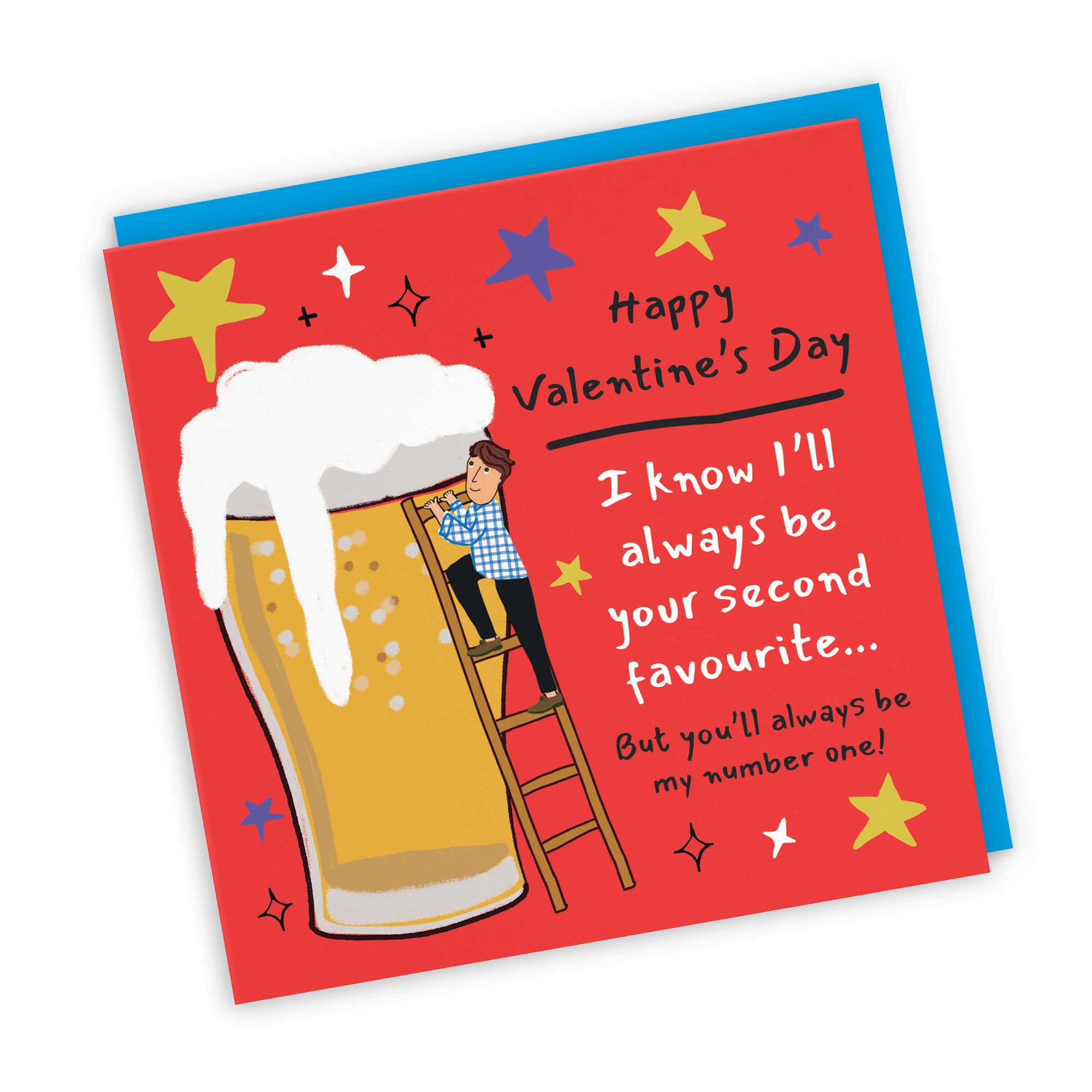 Men's Valentine’s Day Card Big Beer Laugh Out Loud - Default Title (GK00342)