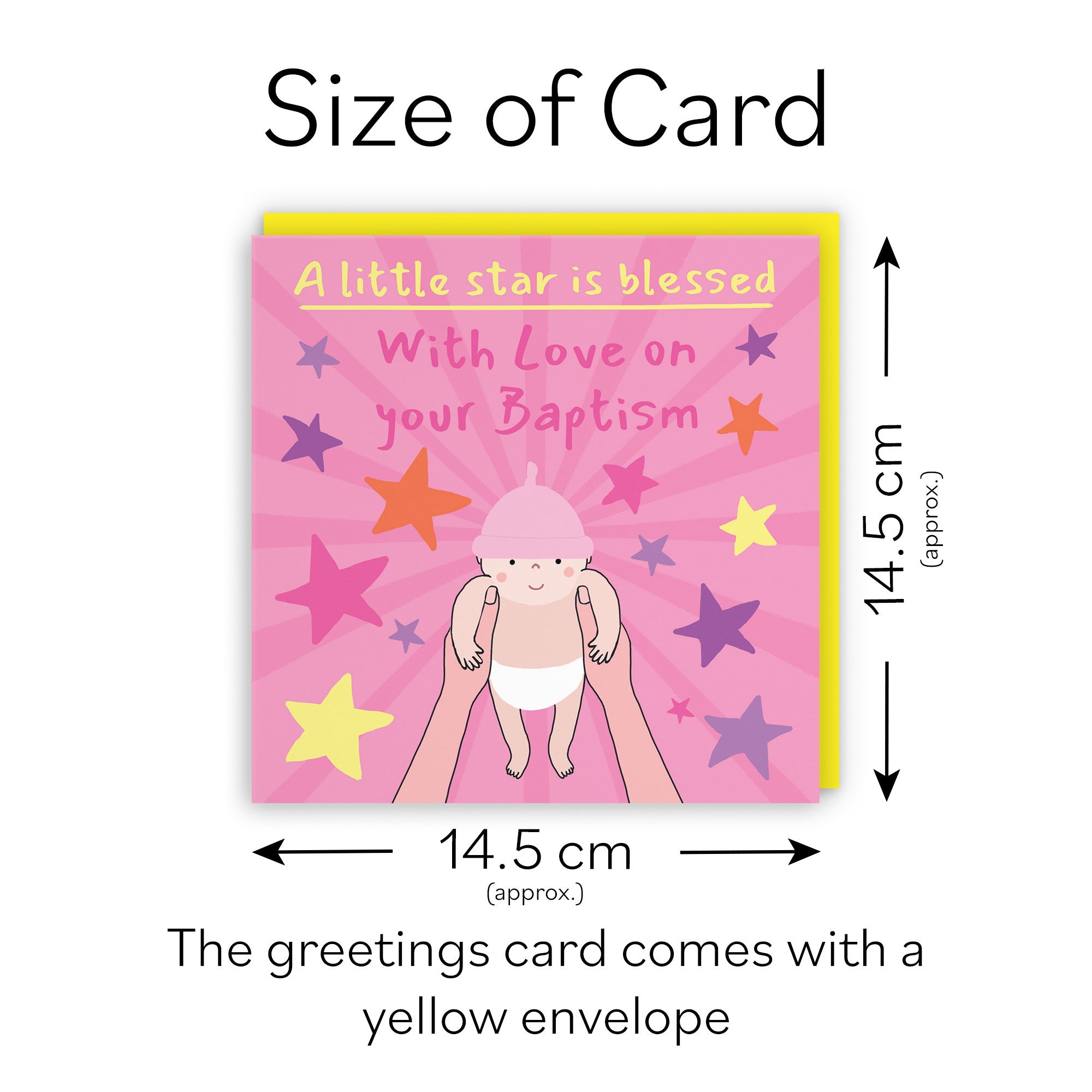 Girls Baptism Card Bundle Of Joy Laugh Out Loud - Default Title (GK00489)