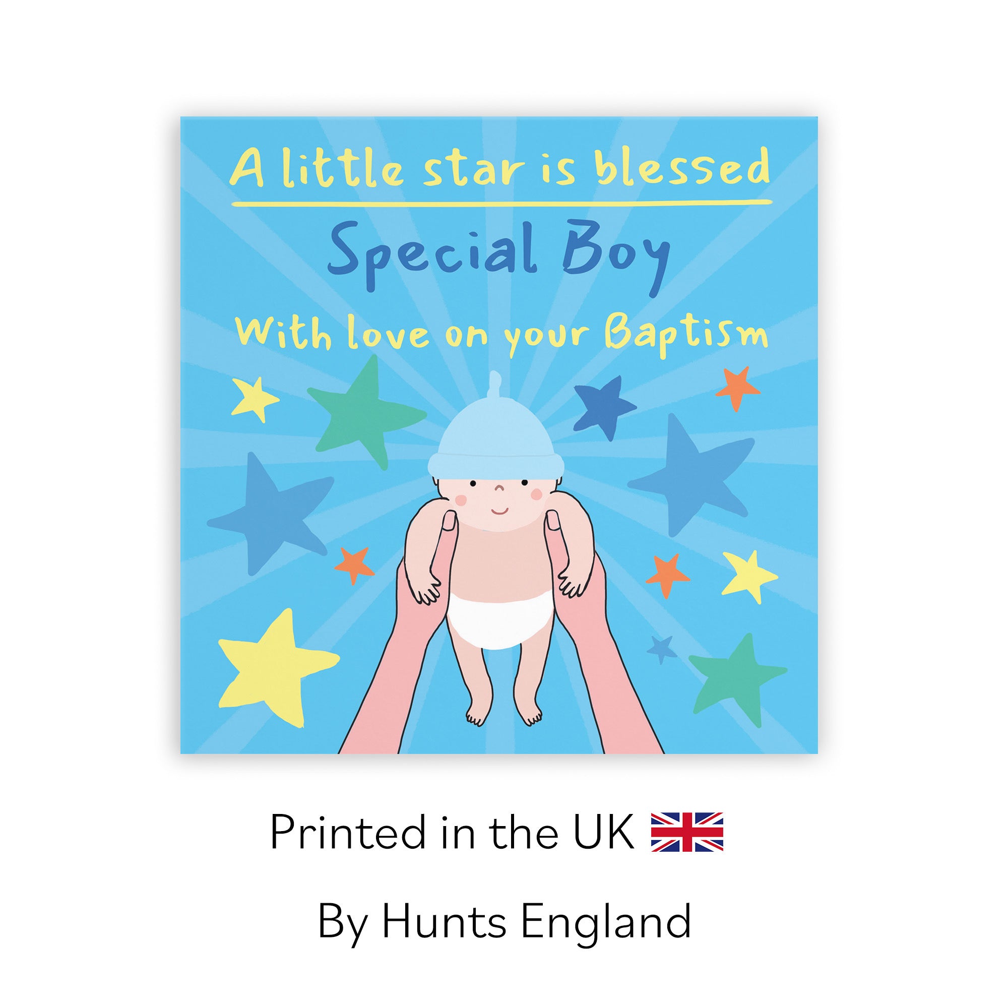Boy Baptism Card Bundle Of Joy Laugh Out Loud - Default Title (GK00490)