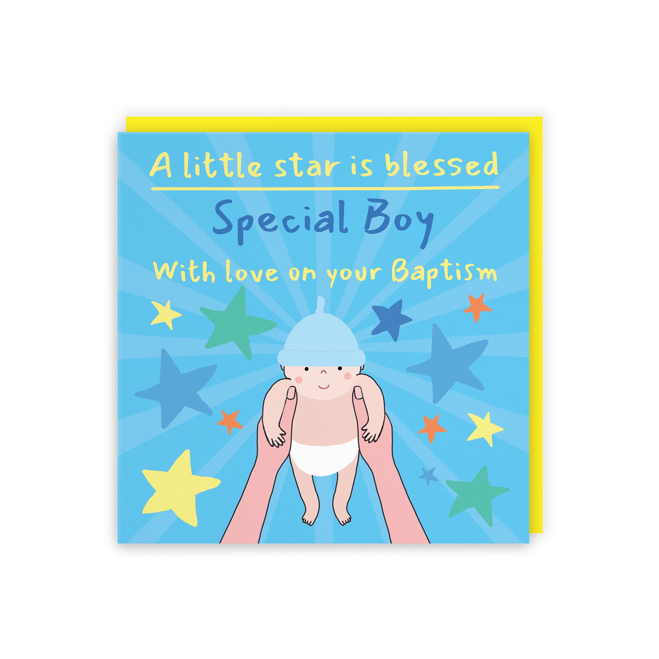 Boy Baptism Card Bundle Of Joy Laugh Out Loud - Default Title (GK00490)