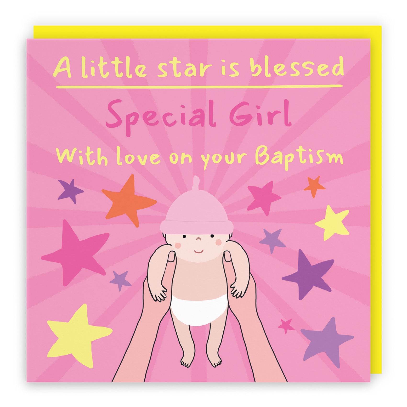 Girl Baptism Card Bundle Of Joy Laugh Out Loud - Default Title (GK00493)