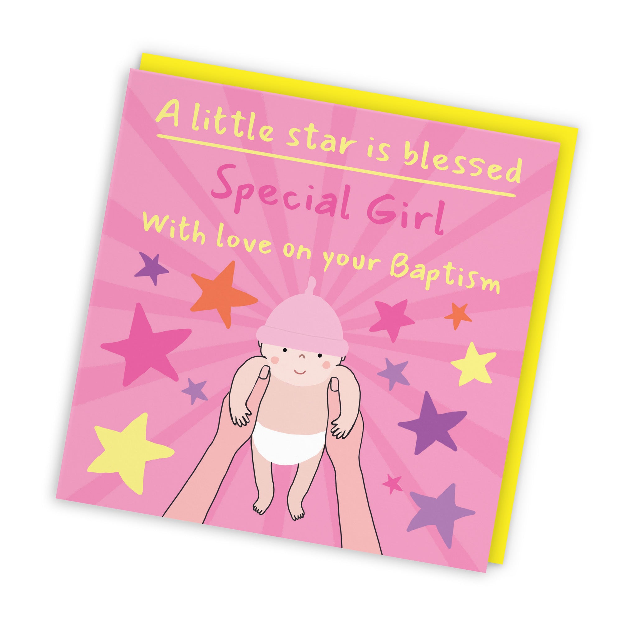Girl Baptism Card Bundle Of Joy Laugh Out Loud - Default Title (GK00493)