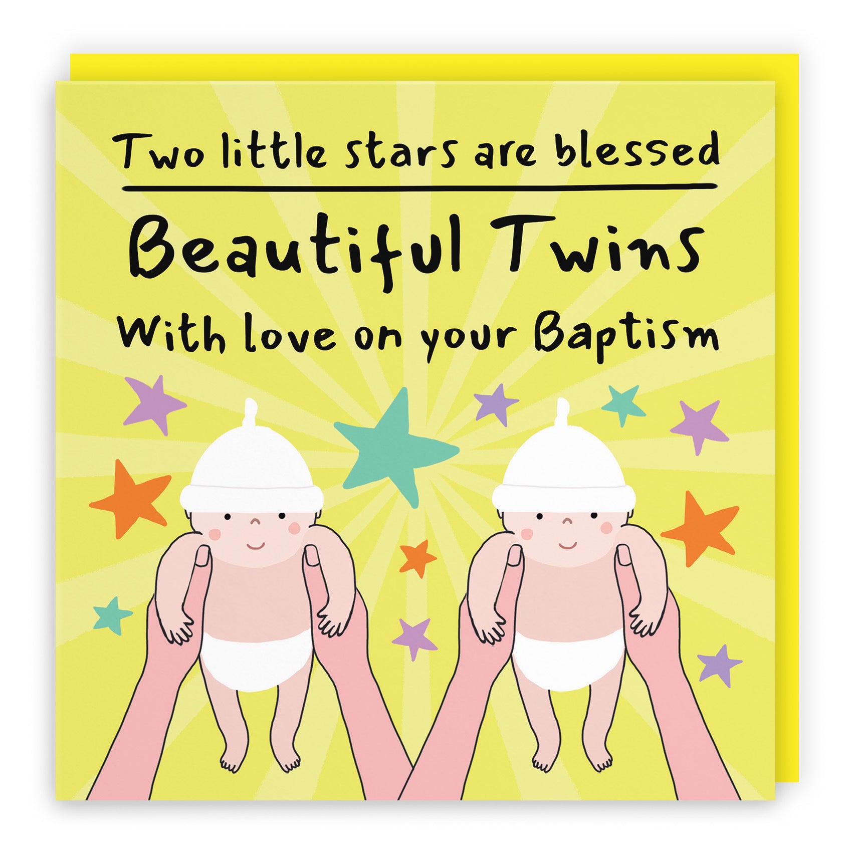 Twins Baptism Card Bundle Of Joy Laugh Out Loud - Default Title (GK00509)