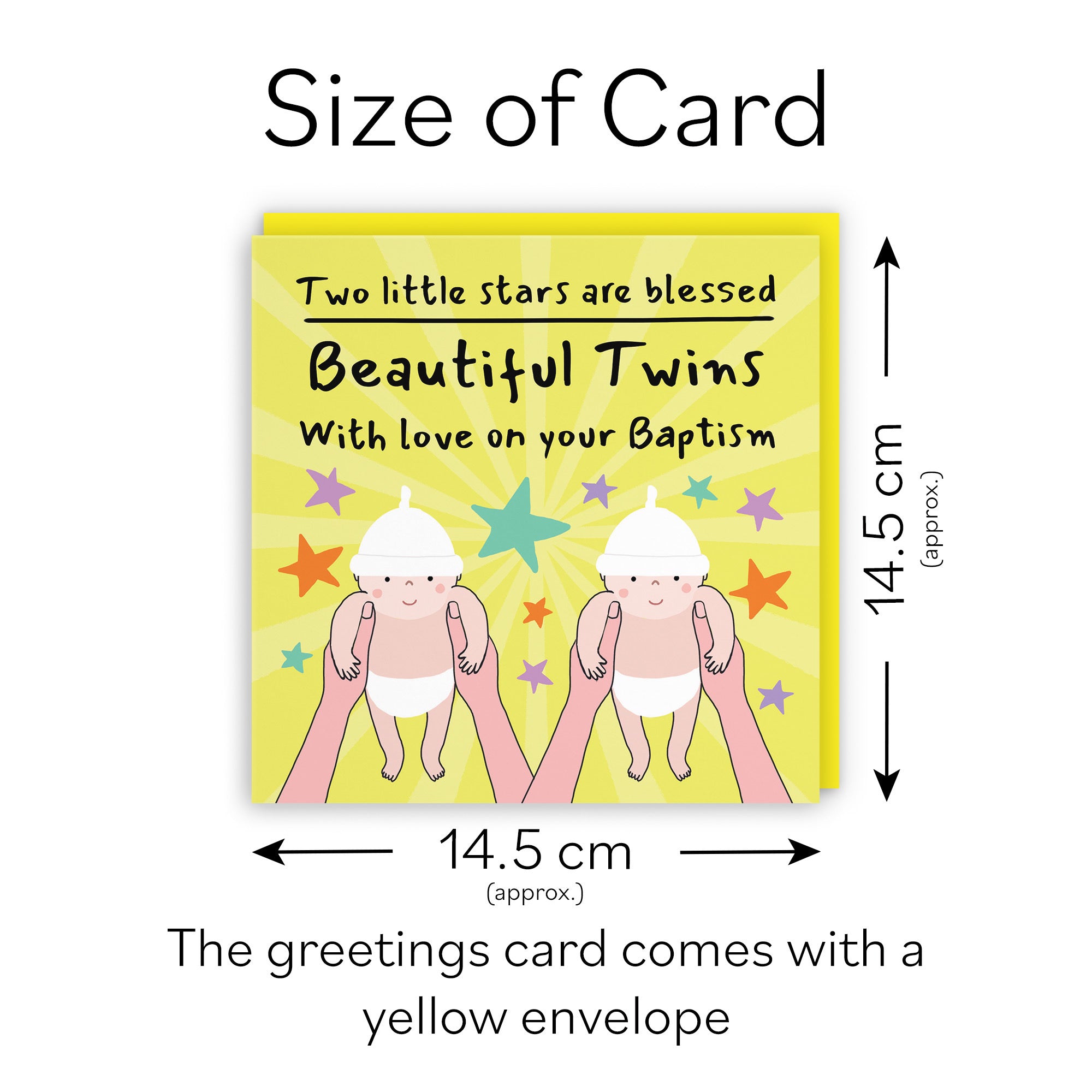 Twins Baptism Card Bundle Of Joy Laugh Out Loud - Default Title (GK00509)