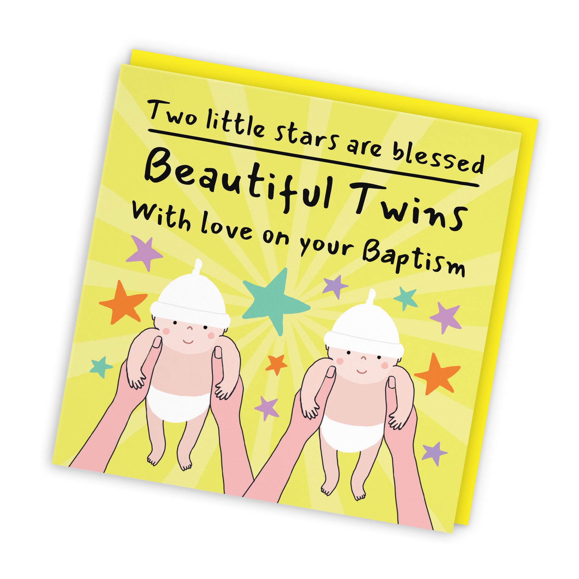 Twins Baptism Card Bundle Of Joy Laugh Out Loud - Default Title (GK00509)