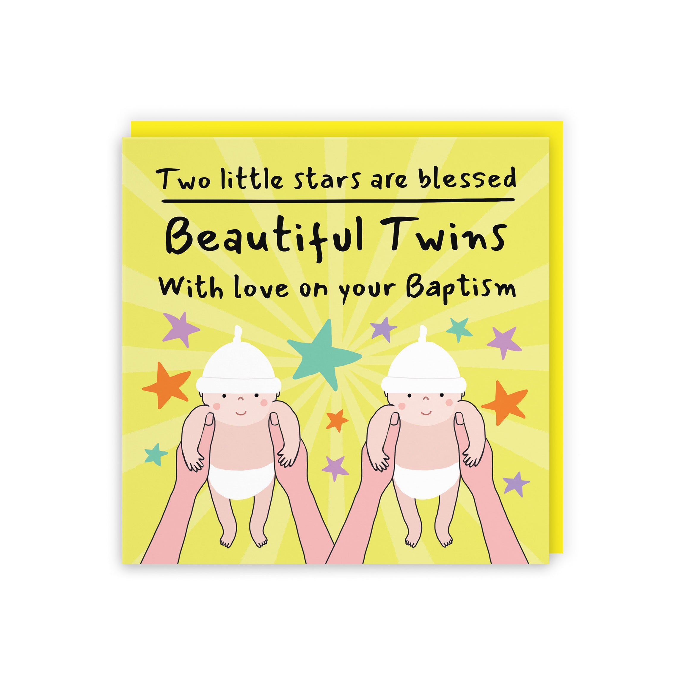 Twins Baptism Card Bundle Of Joy Laugh Out Loud - Default Title (GK00509)