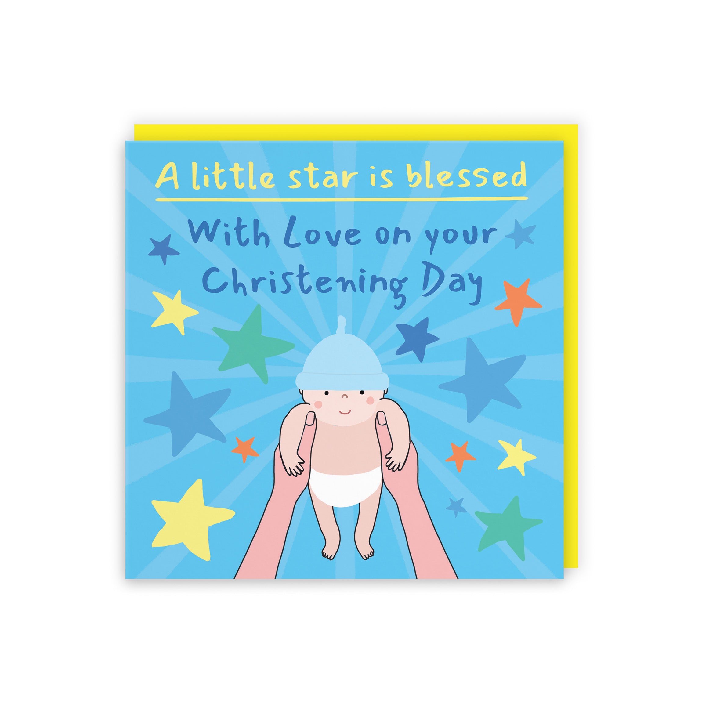 Boys Christening Card Bundle Of Joy Laugh Out Loud - Default Title (GK00511)