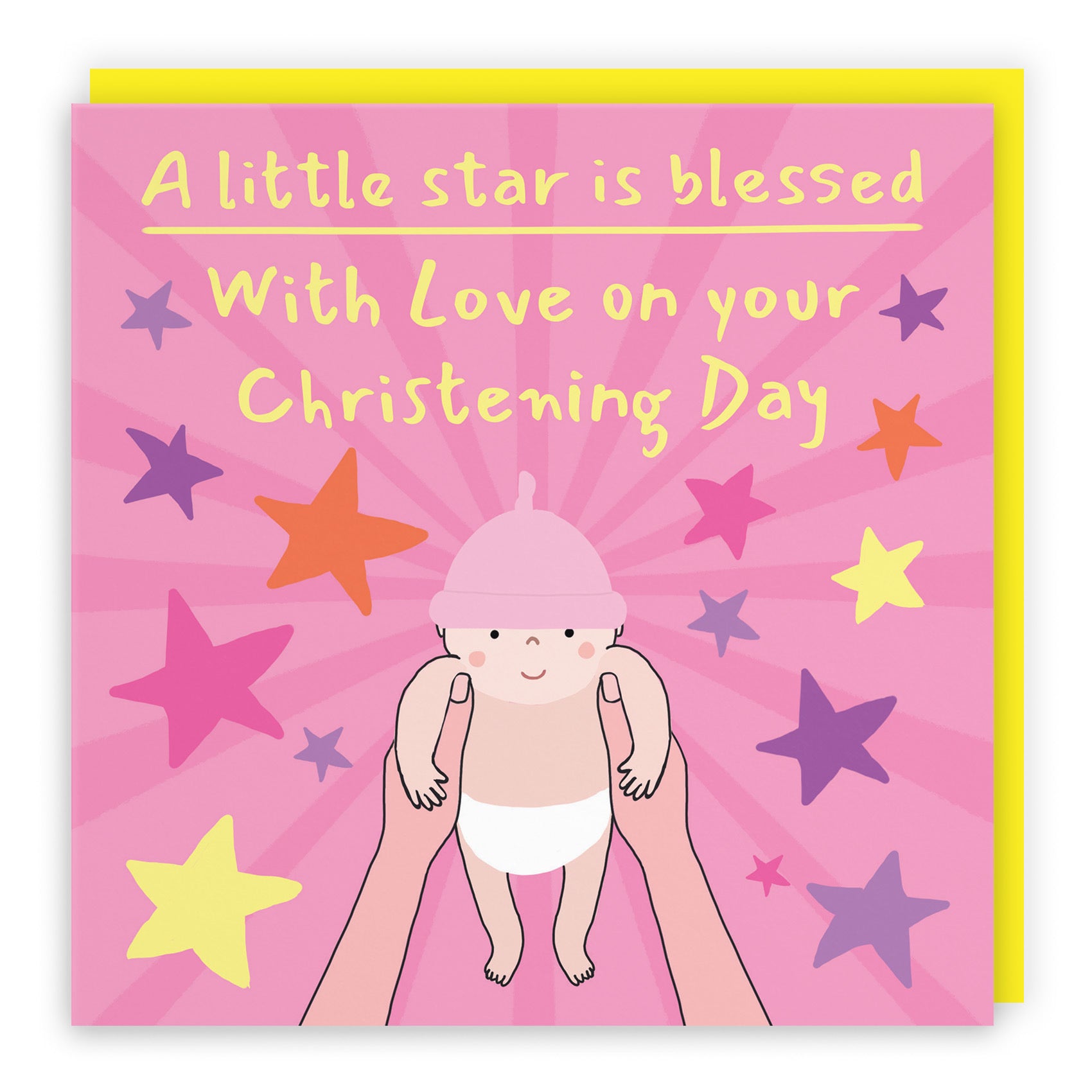Girls Christening Card Bundle Of Joy Laugh Out Loud - Default Title (GK00512)