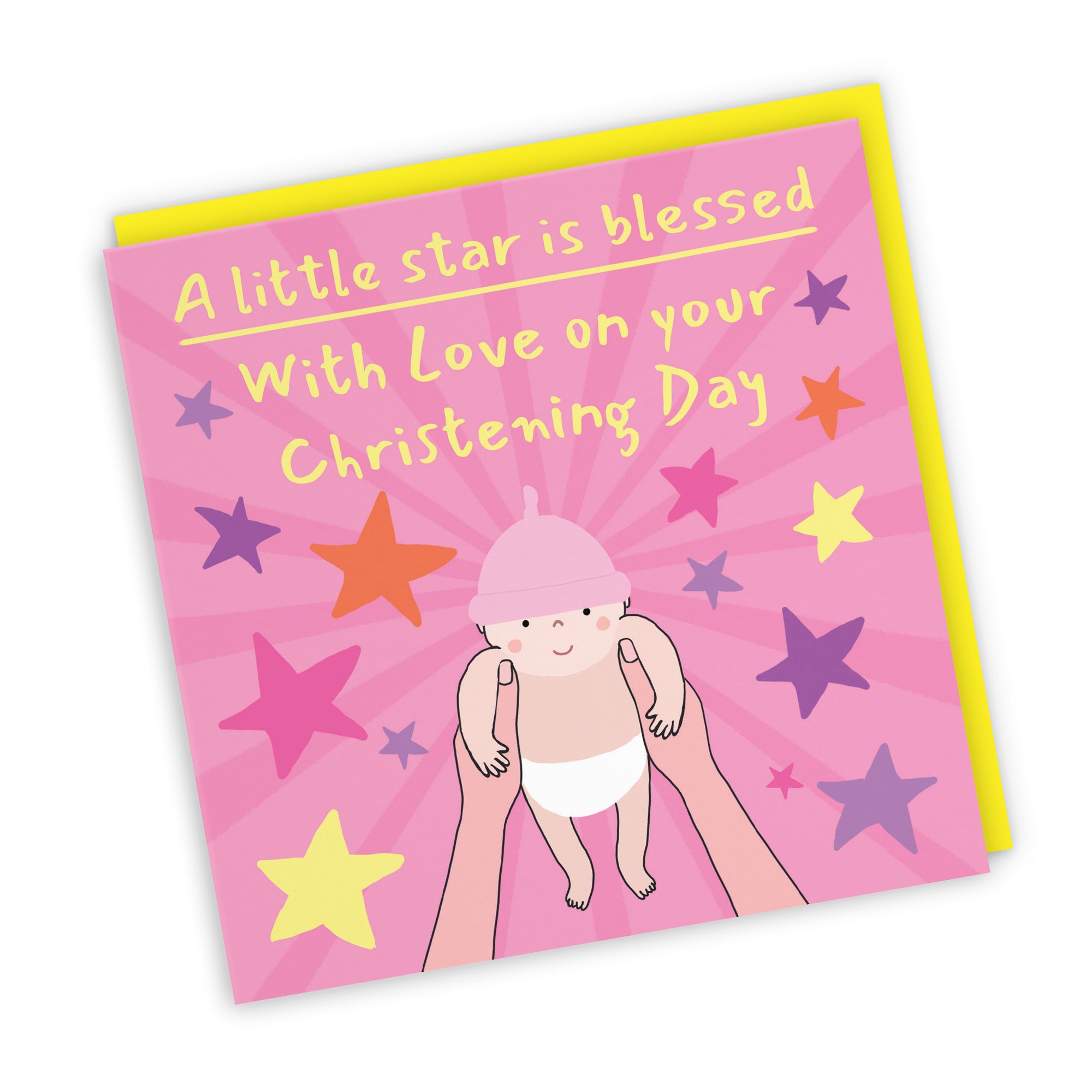 Girls Christening Card Bundle Of Joy Laugh Out Loud - Default Title (GK00512)