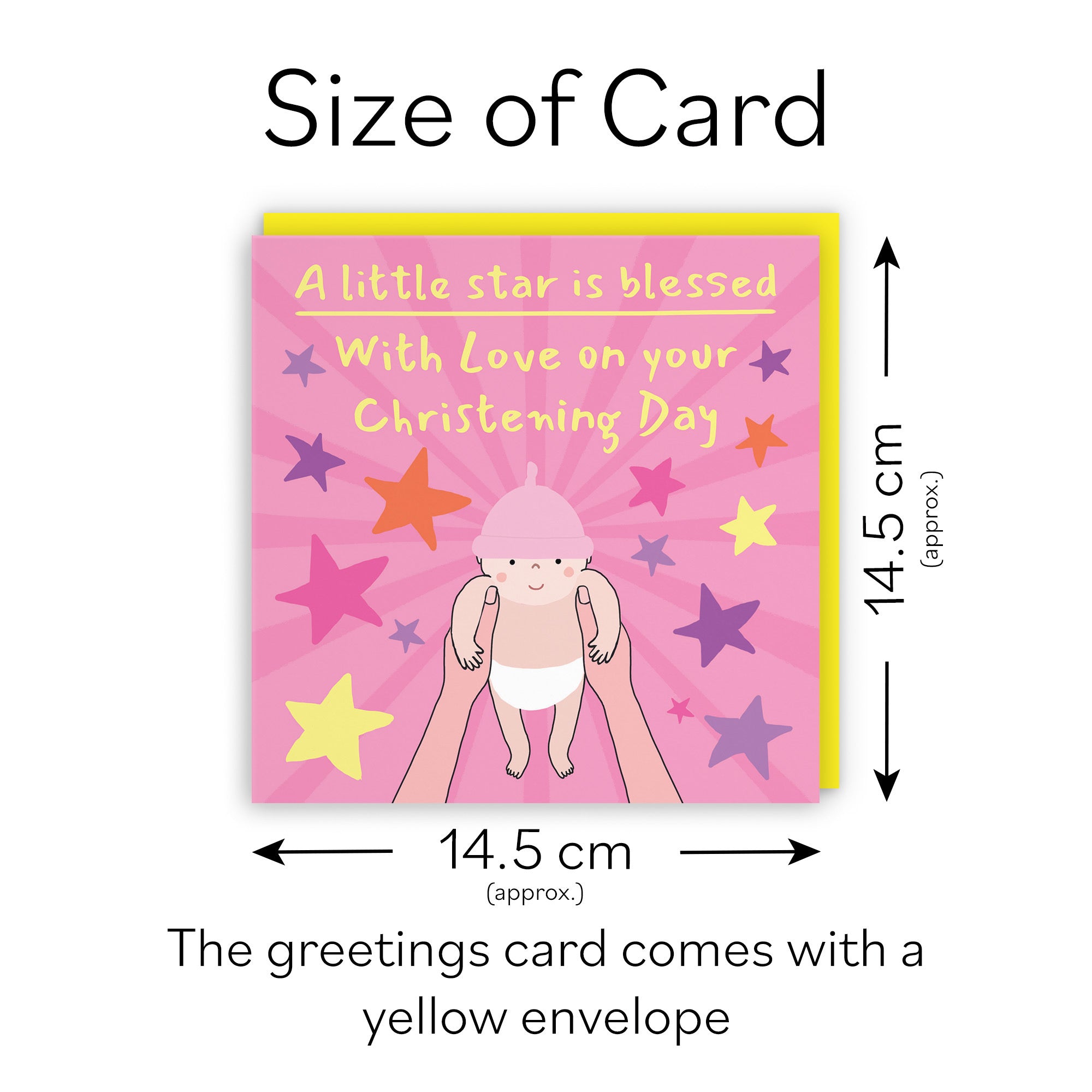 Girls Christening Card Bundle Of Joy Laugh Out Loud - Default Title (GK00512)