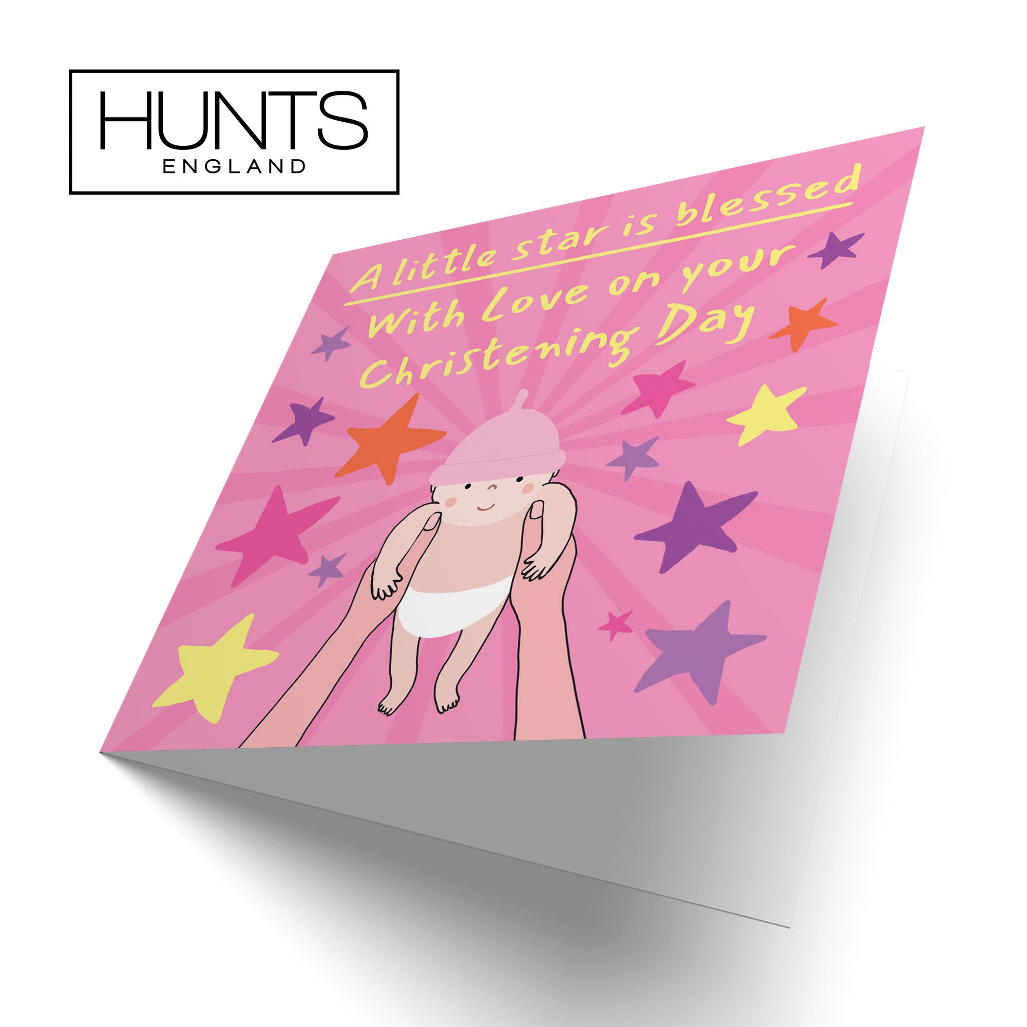 Girls Christening Card Bundle Of Joy Laugh Out Loud - Default Title (GK00512)