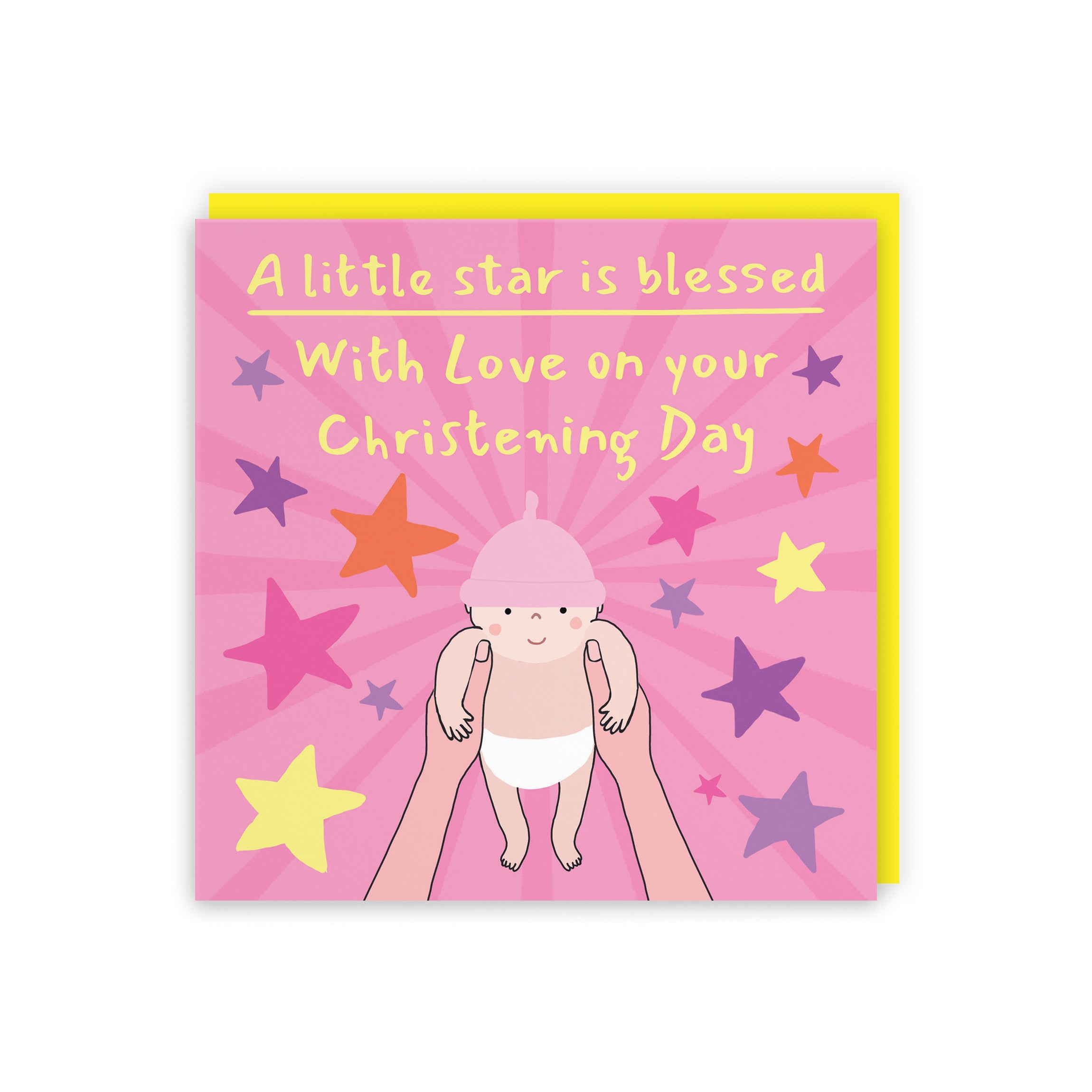 Girls Christening Card Bundle Of Joy Laugh Out Loud - Default Title (GK00512)
