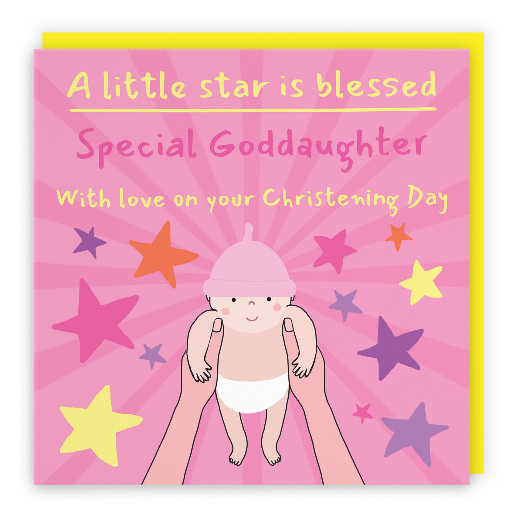 Goddaughter Christening Card Bundle Of Joy Laugh Out Loud - Default Title (GK00517)
