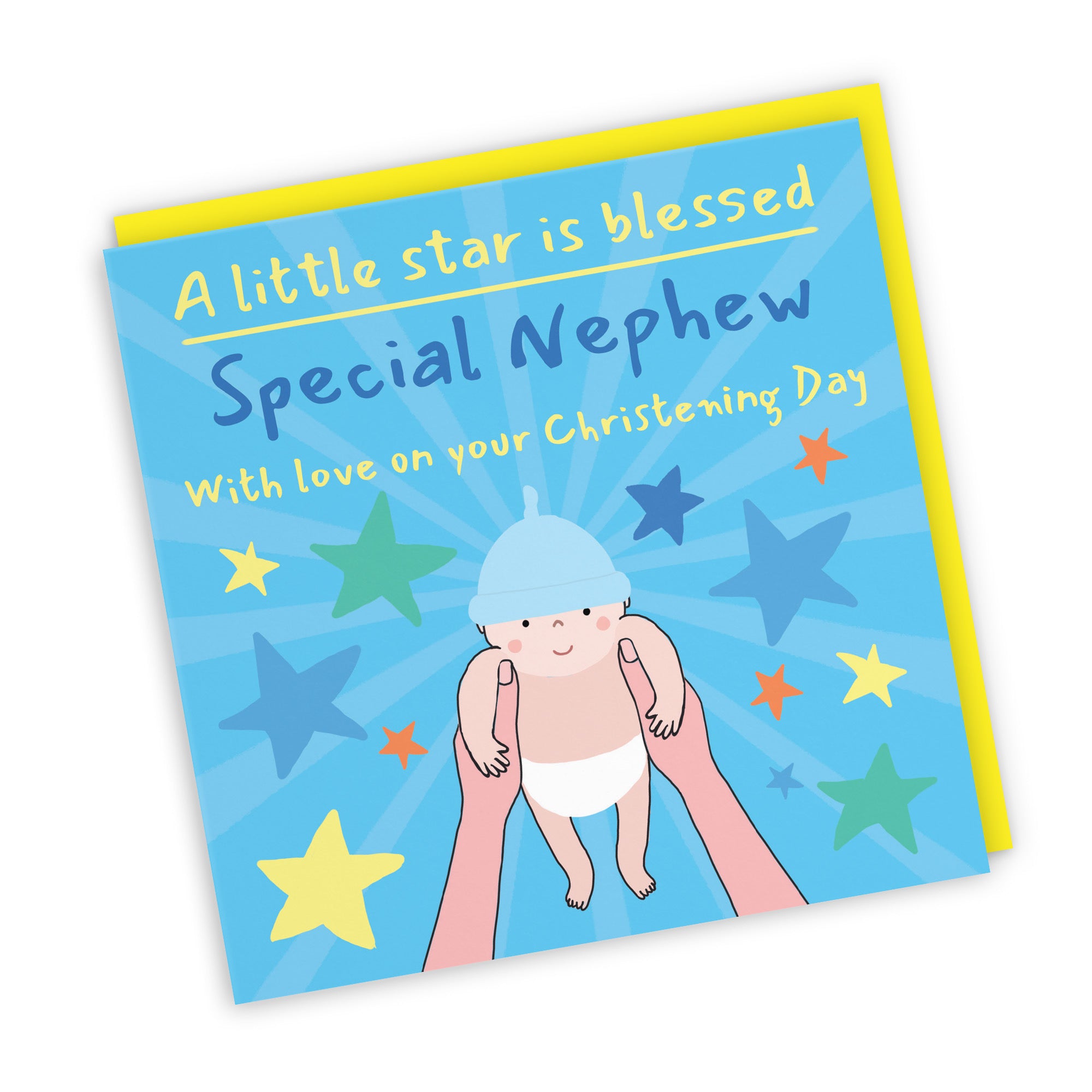Nephew Christening Card Bundle Of Joy Laugh Out Loud - Default Title (GK00523)