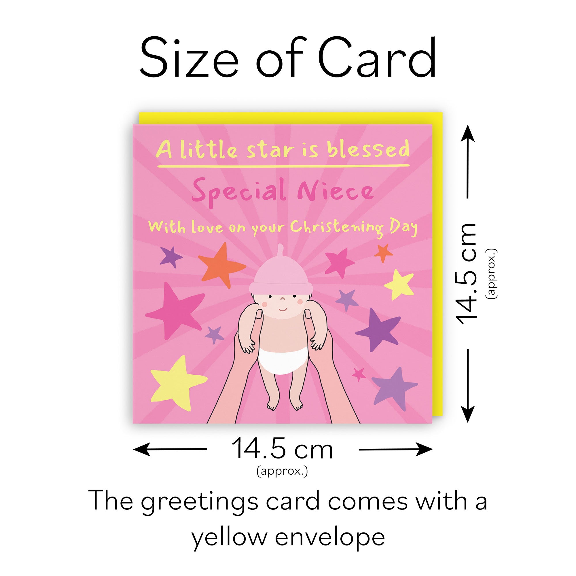 Niece Christening Card Bundle Of Joy Laugh Out Loud - Default Title (GK00524)