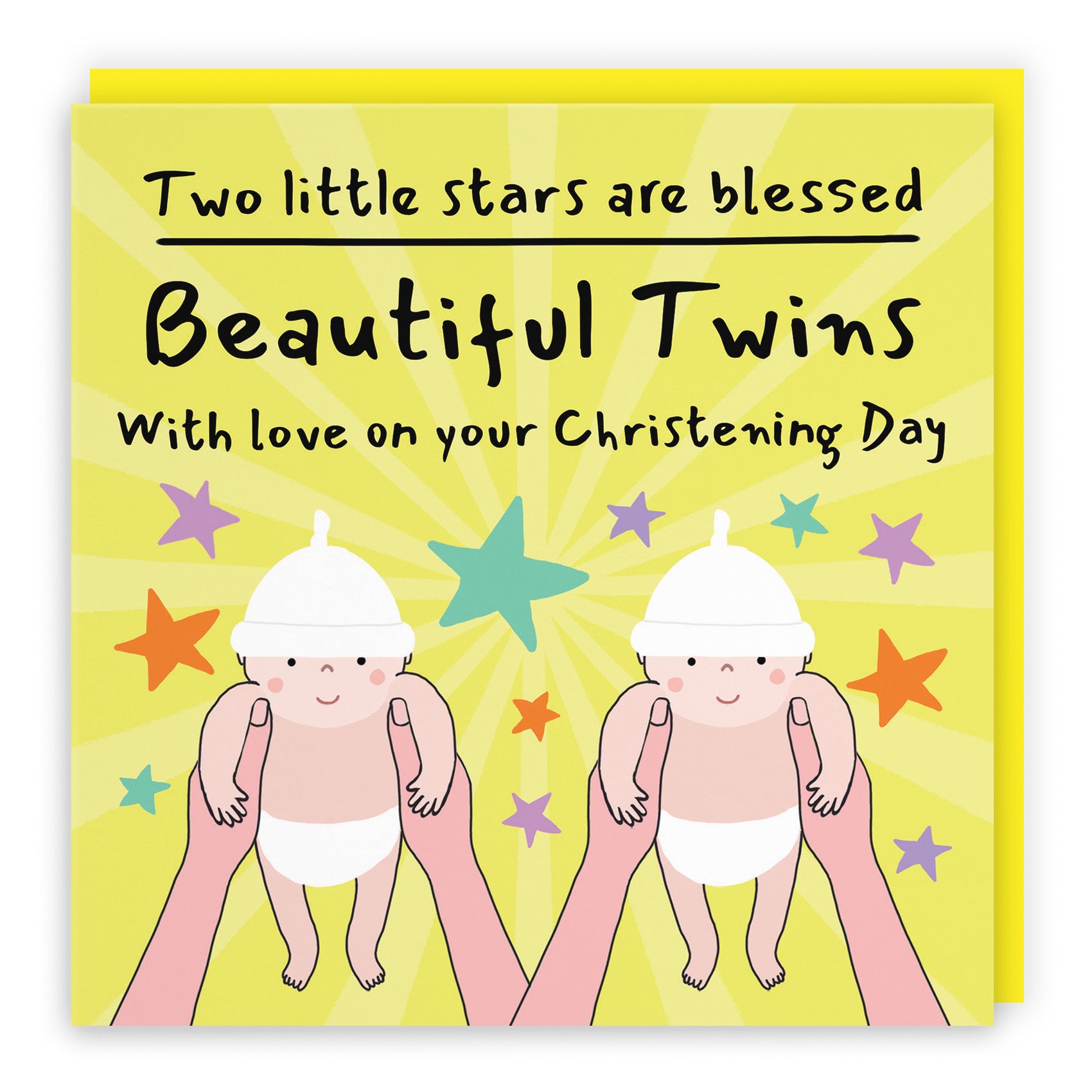 Twins Christening Card Bundle Of Joy Laugh Out Loud - Default Title (GK00532)