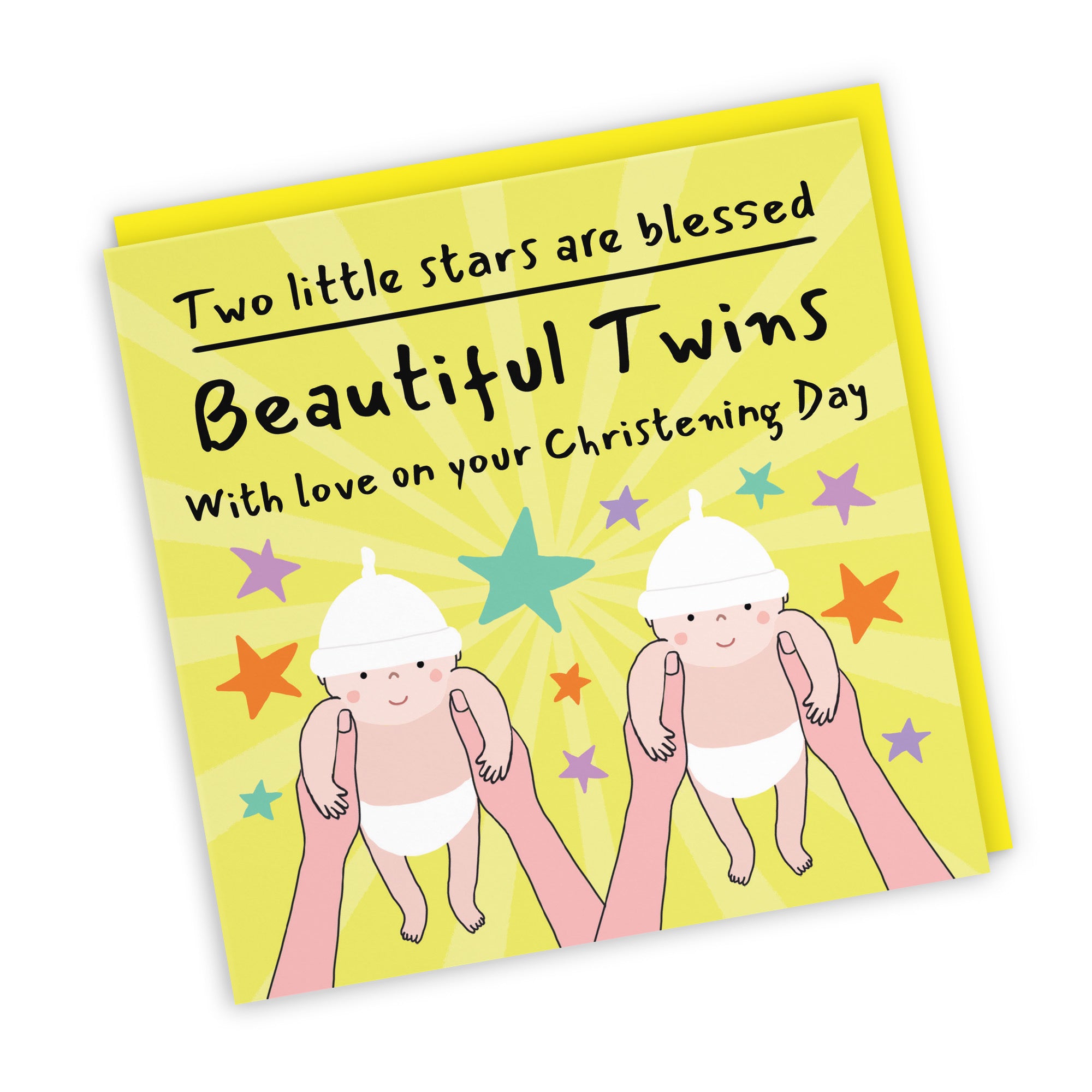 Twins Christening Card Bundle Of Joy Laugh Out Loud - Default Title (GK00532)