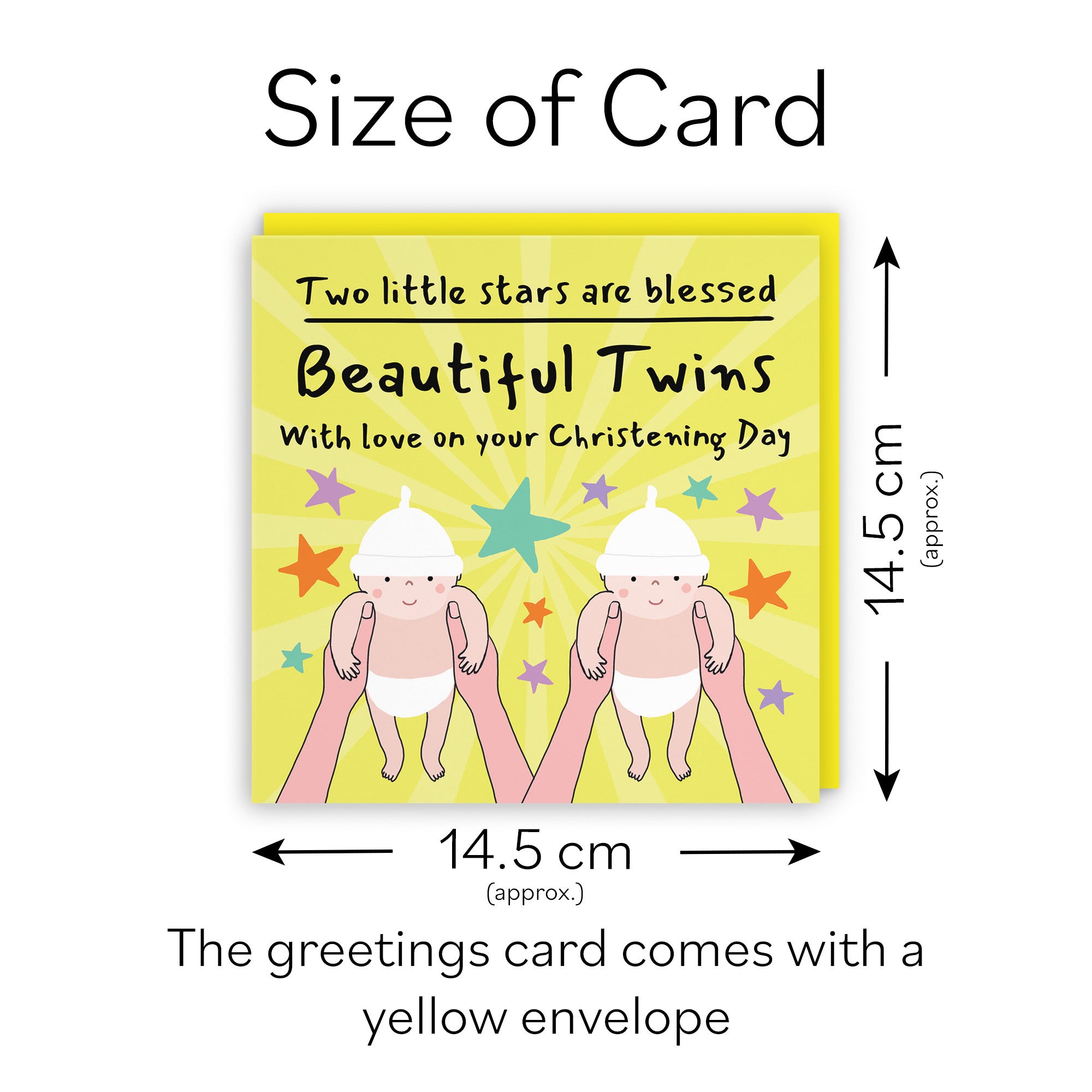 Twins Christening Card Bundle Of Joy Laugh Out Loud - Default Title (GK00532)