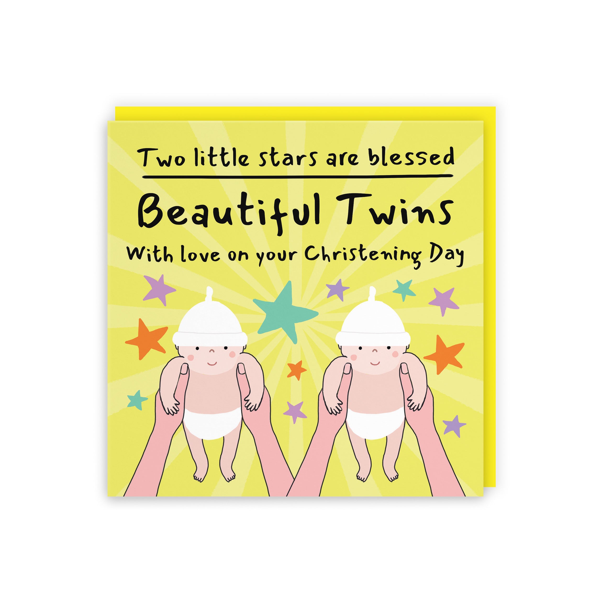Twins Christening Card Bundle Of Joy Laugh Out Loud - Default Title (GK00532)