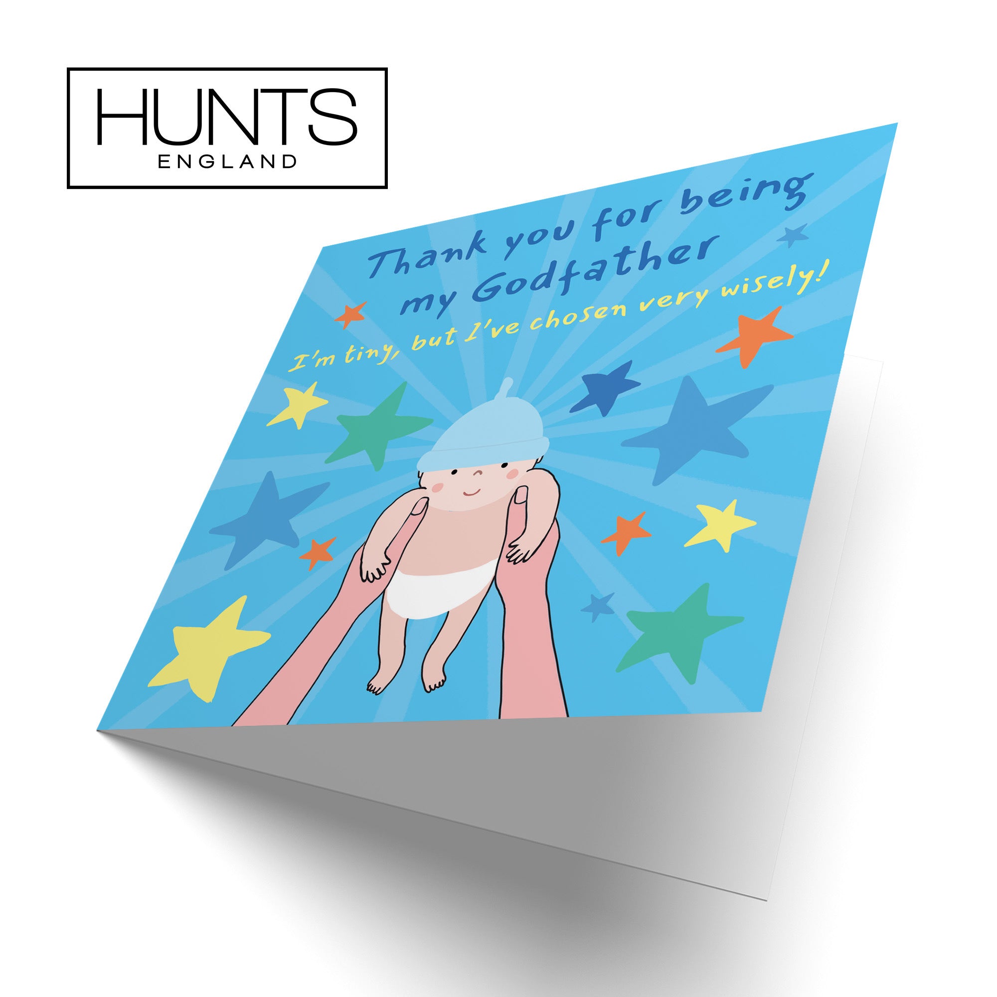 Thank You For Being My Godfather Christening Card Bundle Of Joy Laugh Out Loud - Default Title (GK00533)