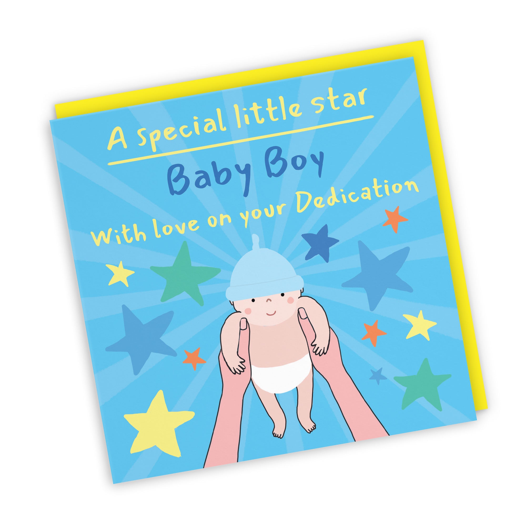 Baby Boy Dedication Card Bundle Of Joy Laugh Out Loud - Default Title (GK00539)