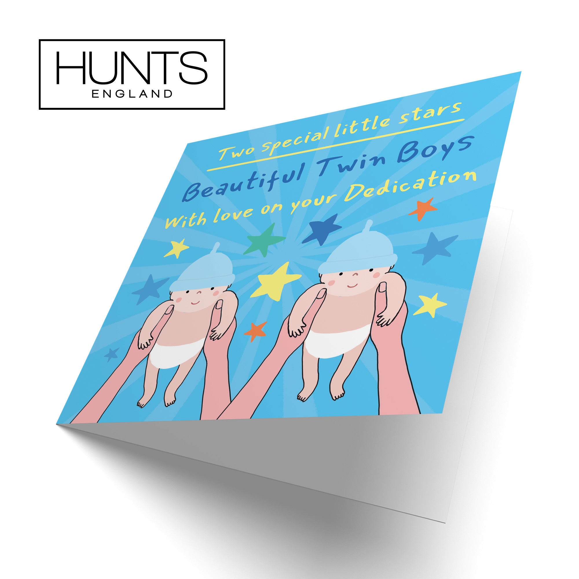 Twin Boys Dedication Card Bundle Of Joy Laugh Out Loud - Default Title (GK00547)
