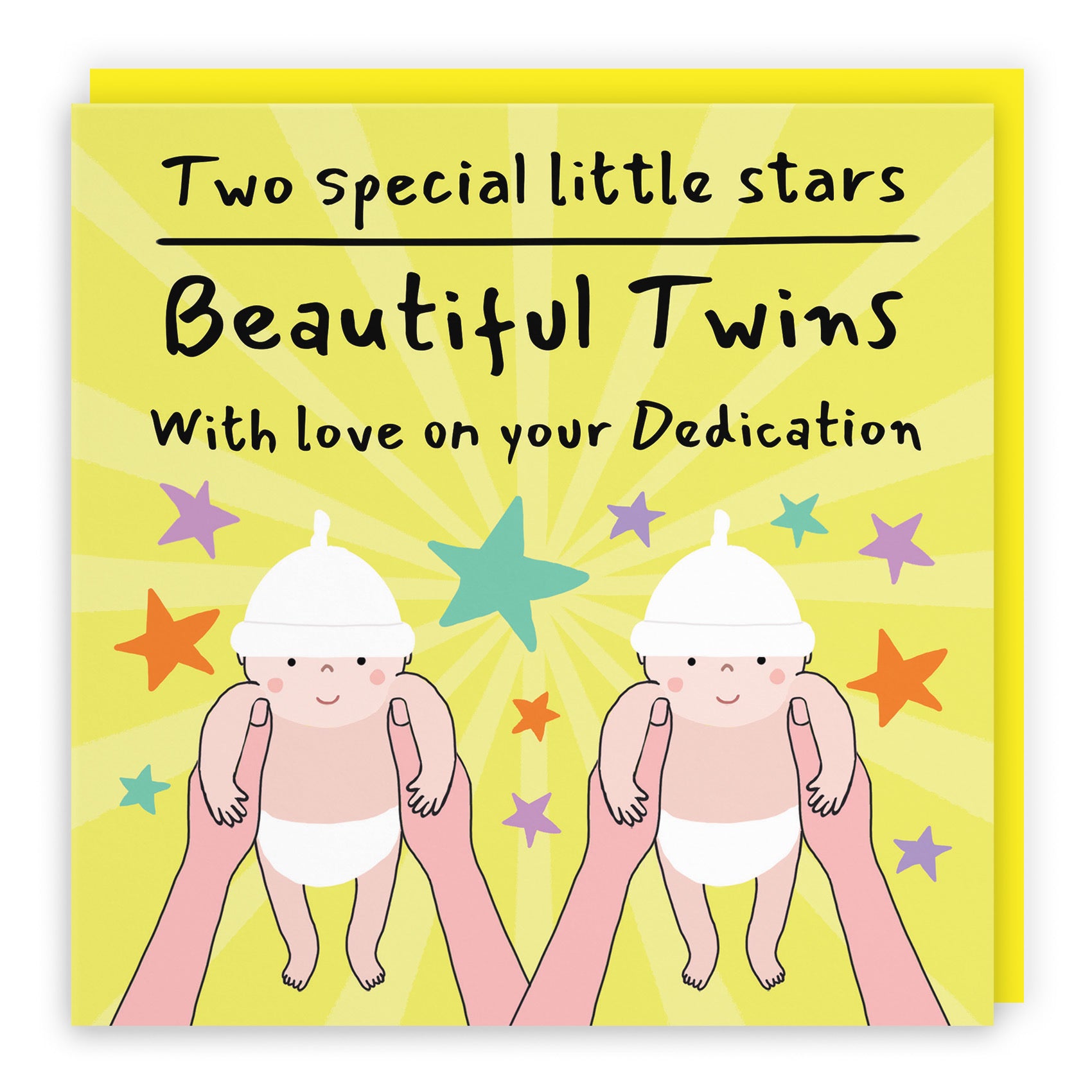 Twins Dedication Card Bundle Of Joy Laugh Out Loud - Default Title (GK00549)