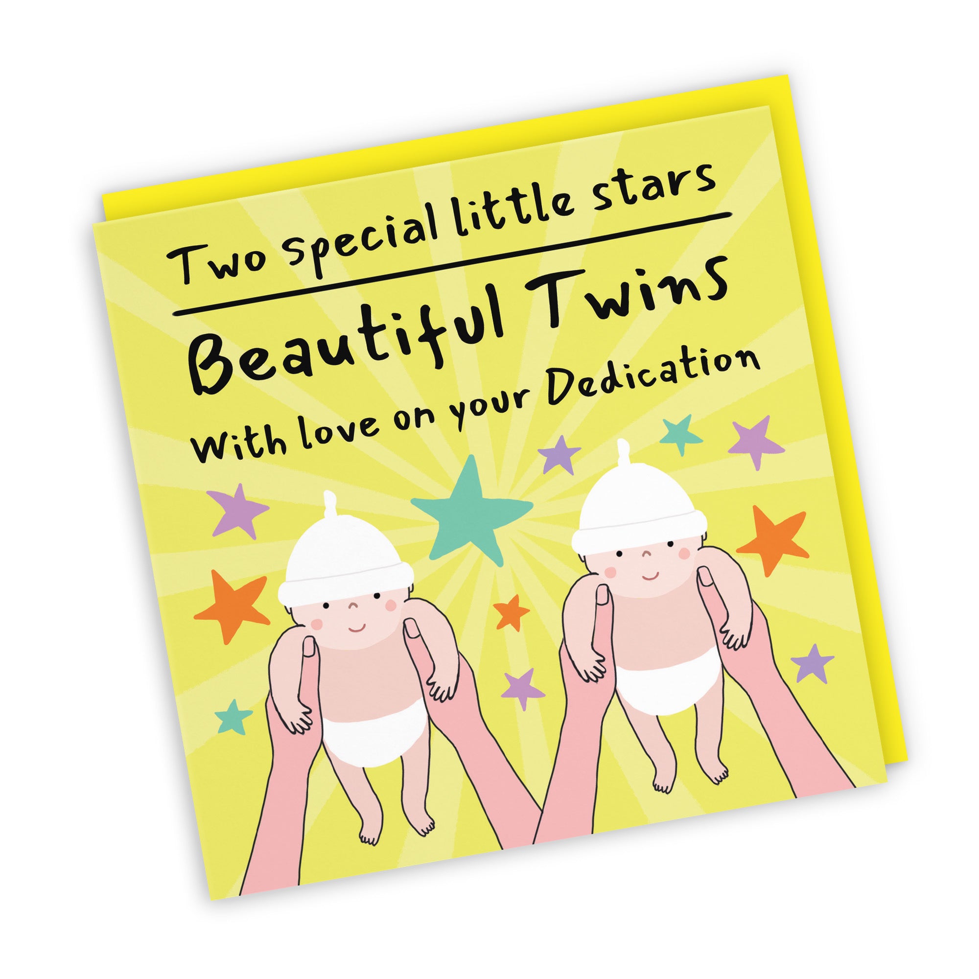 Twins Dedication Card Bundle Of Joy Laugh Out Loud - Default Title (GK00549)