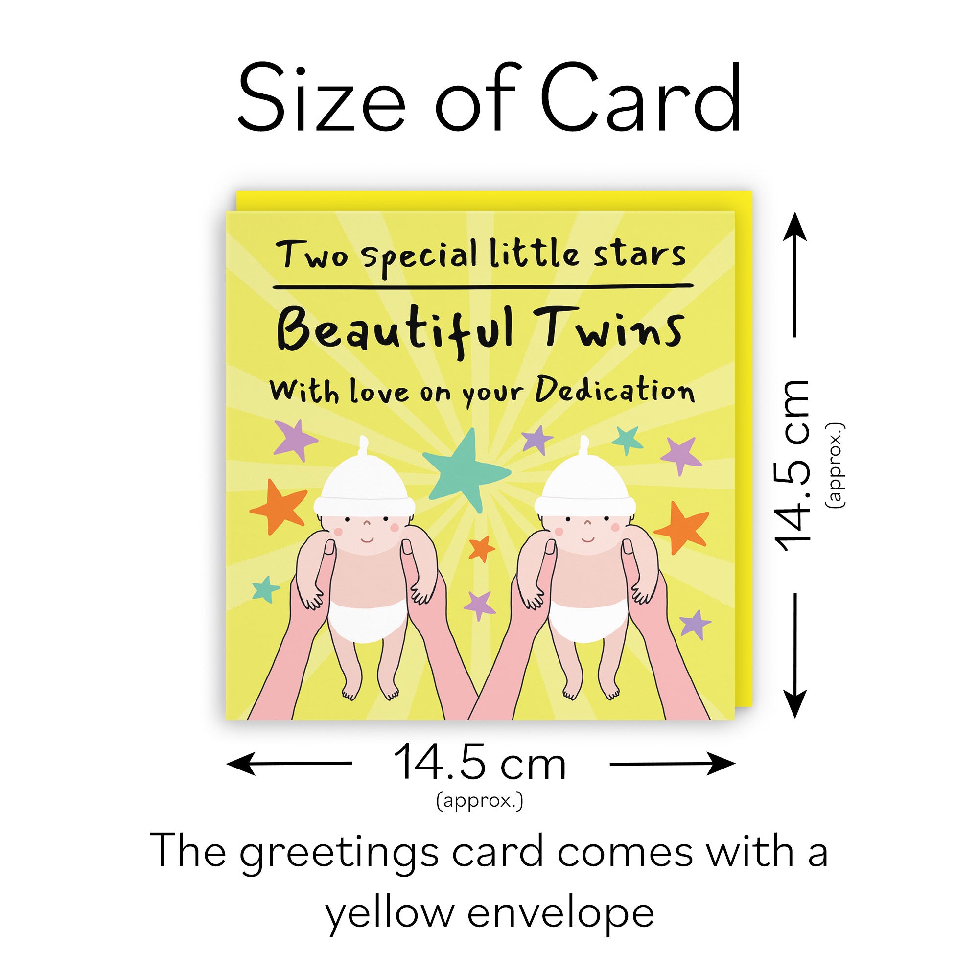 Twins Dedication Card Bundle Of Joy Laugh Out Loud - Default Title (GK00549)