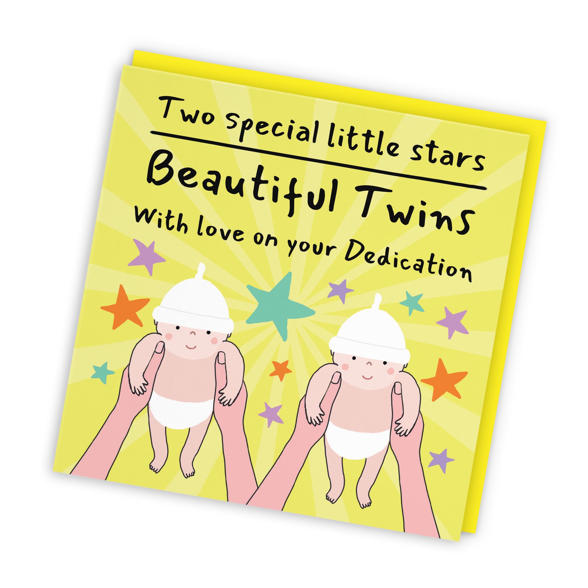 Twins Dedication Card Bundle Of Joy Laugh Out Loud - Default Title (GK00549)