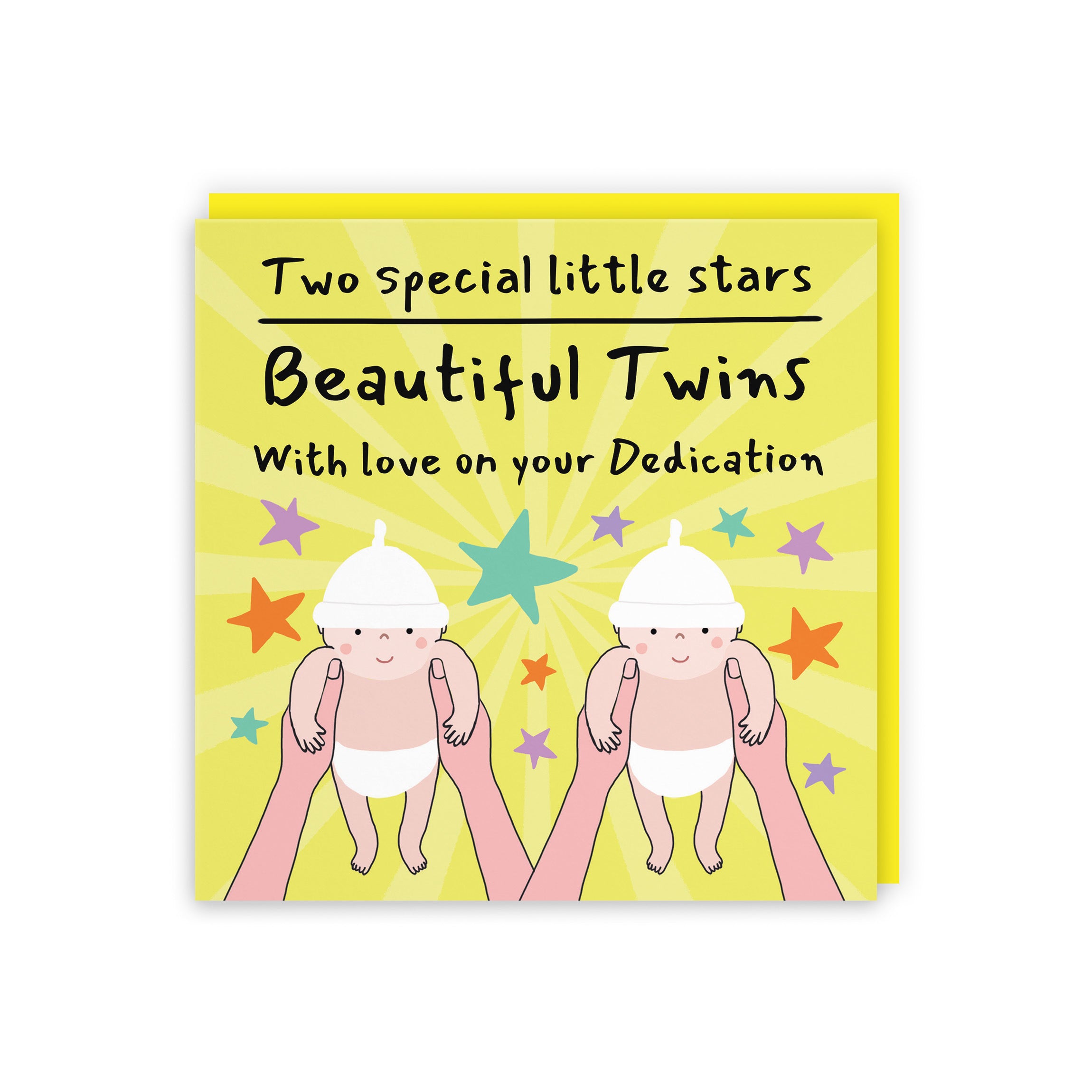 Twins Dedication Card Bundle Of Joy Laugh Out Loud - Default Title (GK00549)