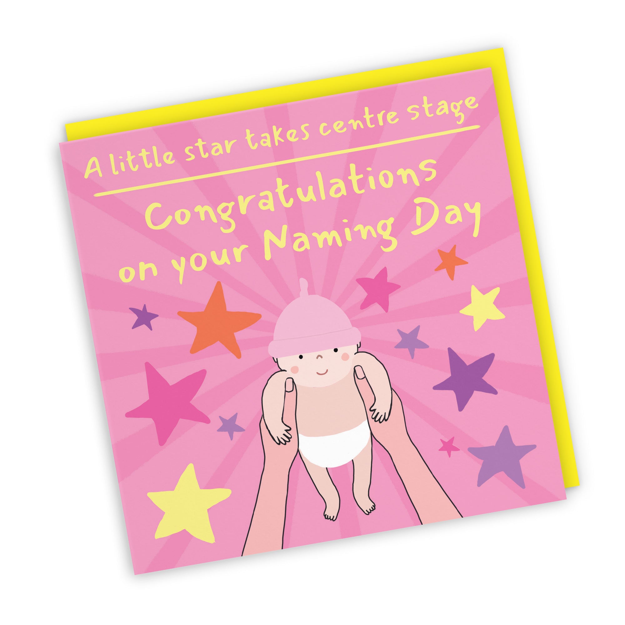 Girls Naming Day Card Bundle Of Joy Laugh Out Loud - Default Title (GK00552)