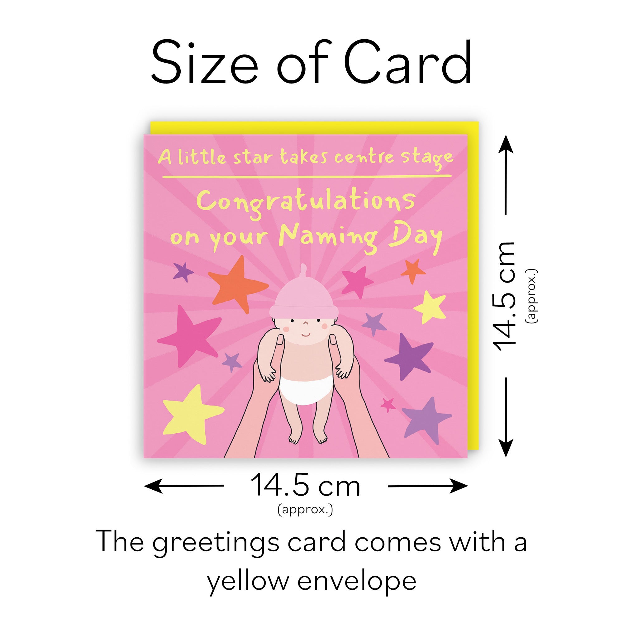 Girls Naming Day Card Bundle Of Joy Laugh Out Loud - Default Title (GK00552)