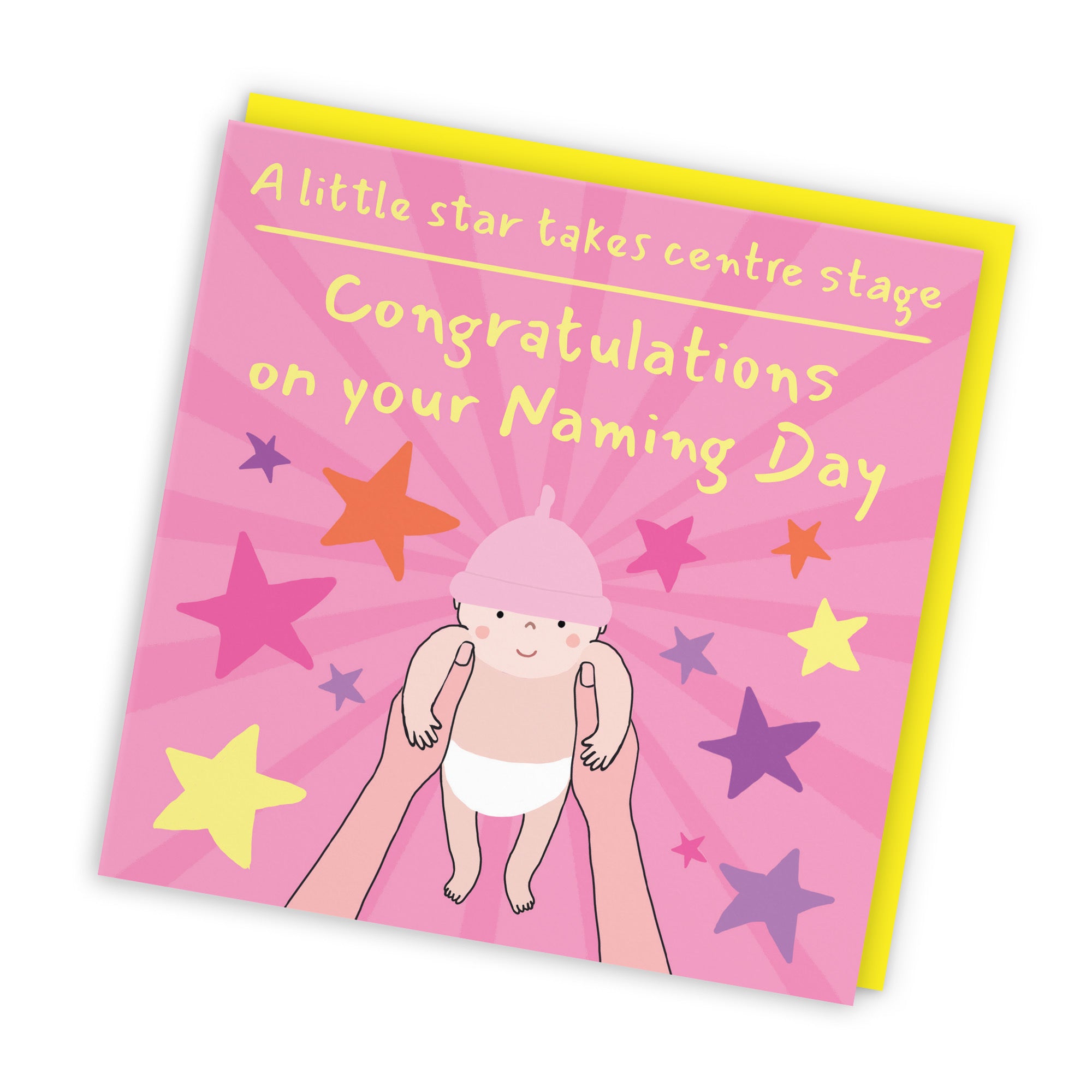 Girls Naming Day Card Bundle Of Joy Laugh Out Loud - Default Title (GK00552)