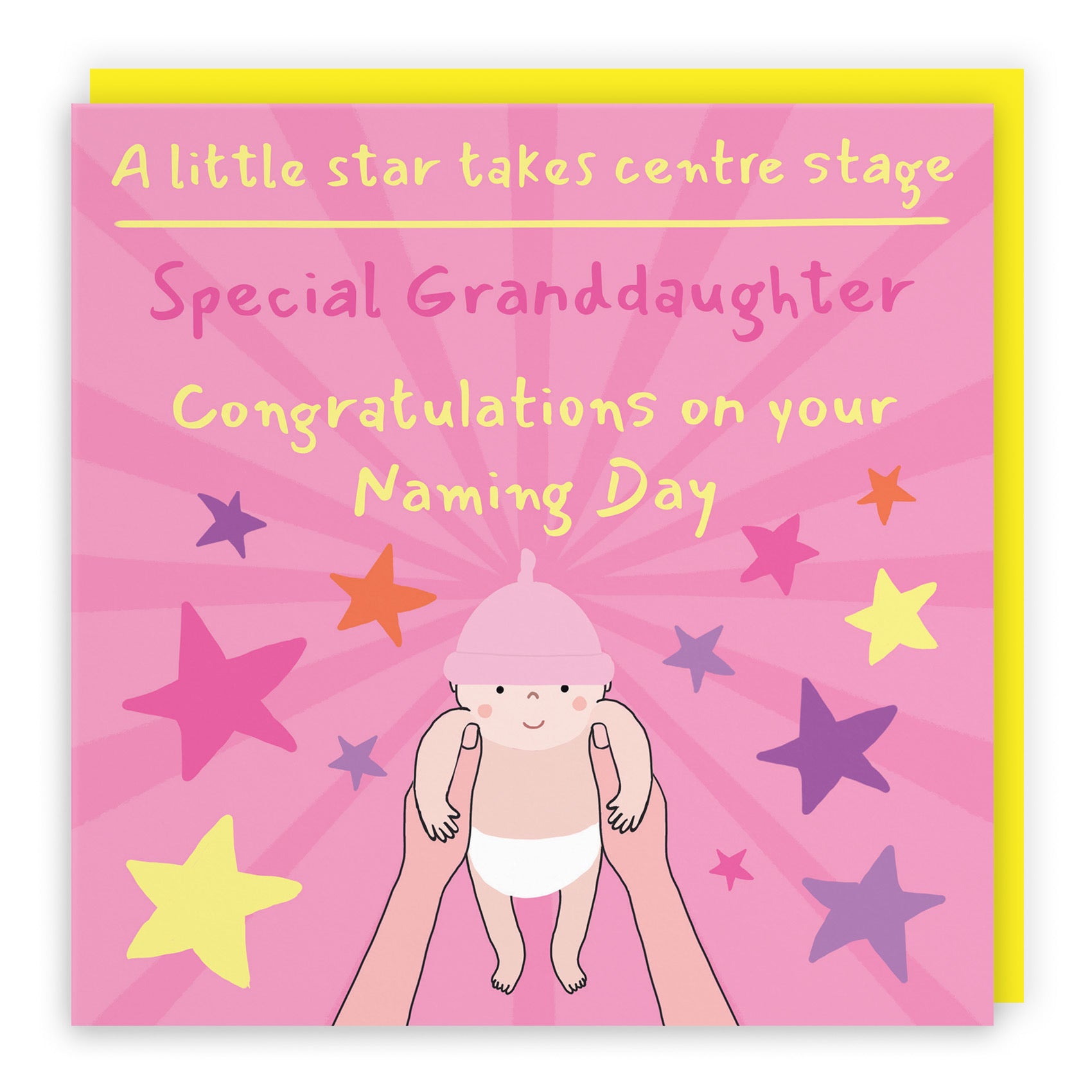 Granddaughter Naming Day Card Bundle Of Joy Laugh Out Loud - Default Title (GK00557)