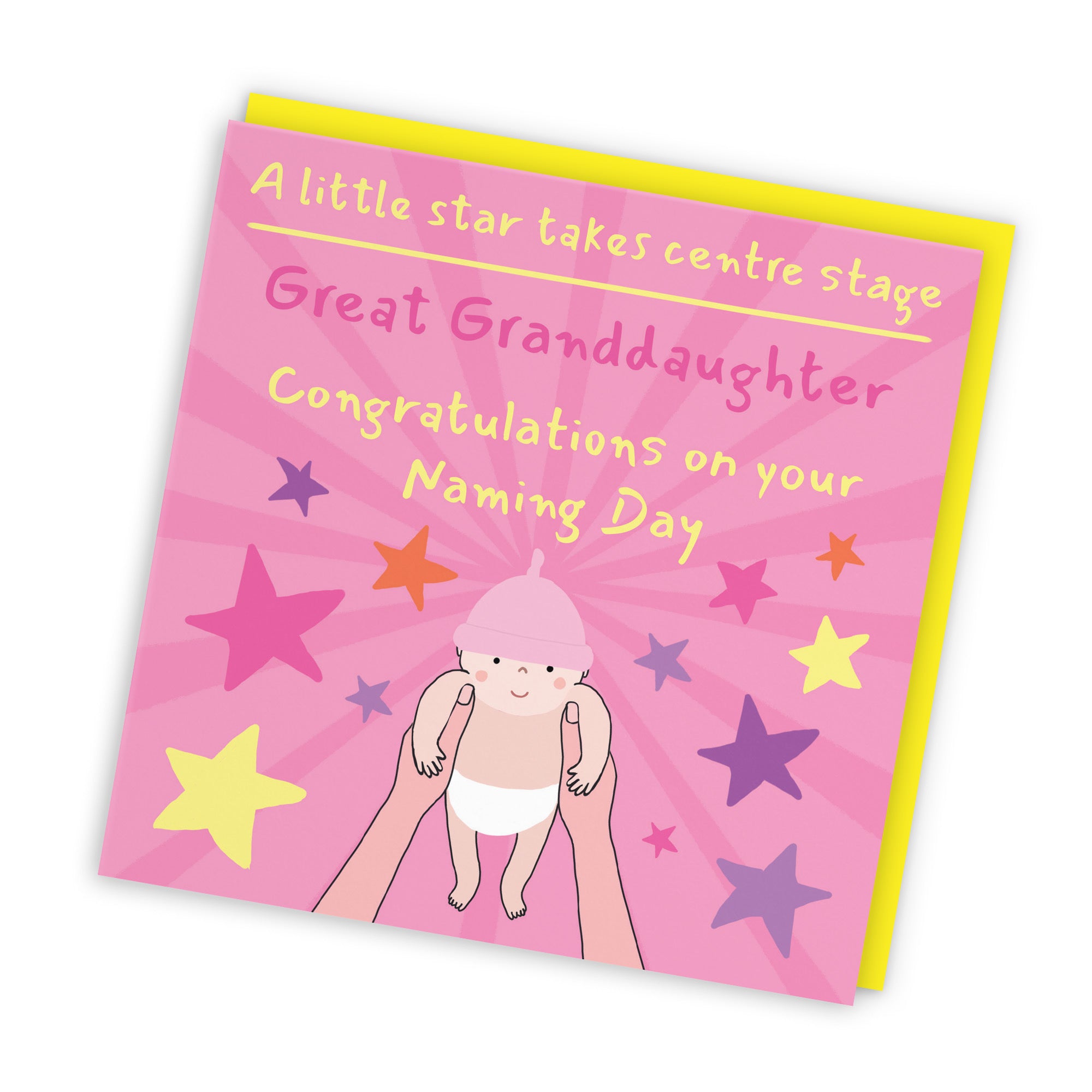 Great Granddaughter Naming Day Card Bundle Of Joy Laugh Out Loud - Default Title (GK00559)