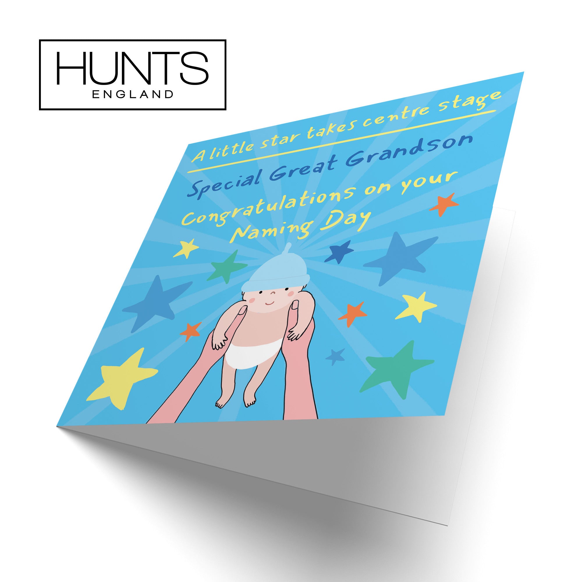 Great Grandson Naming Day Card Bundle Of Joy Laugh Out Loud - Default Title (GK00560)