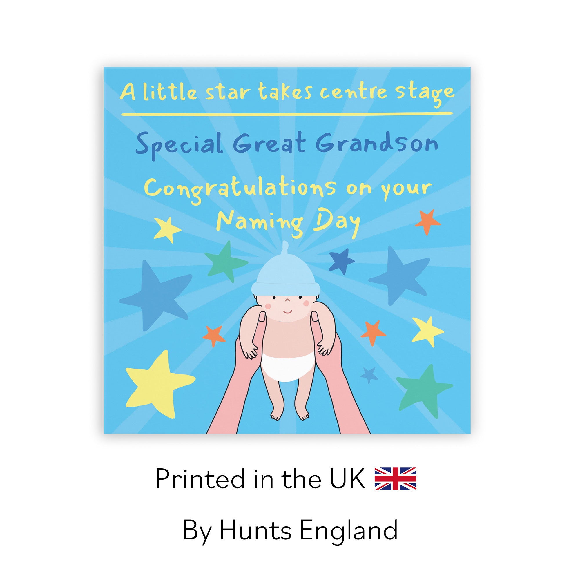 Great Grandson Naming Day Card Bundle Of Joy Laugh Out Loud - Default Title (GK00560)