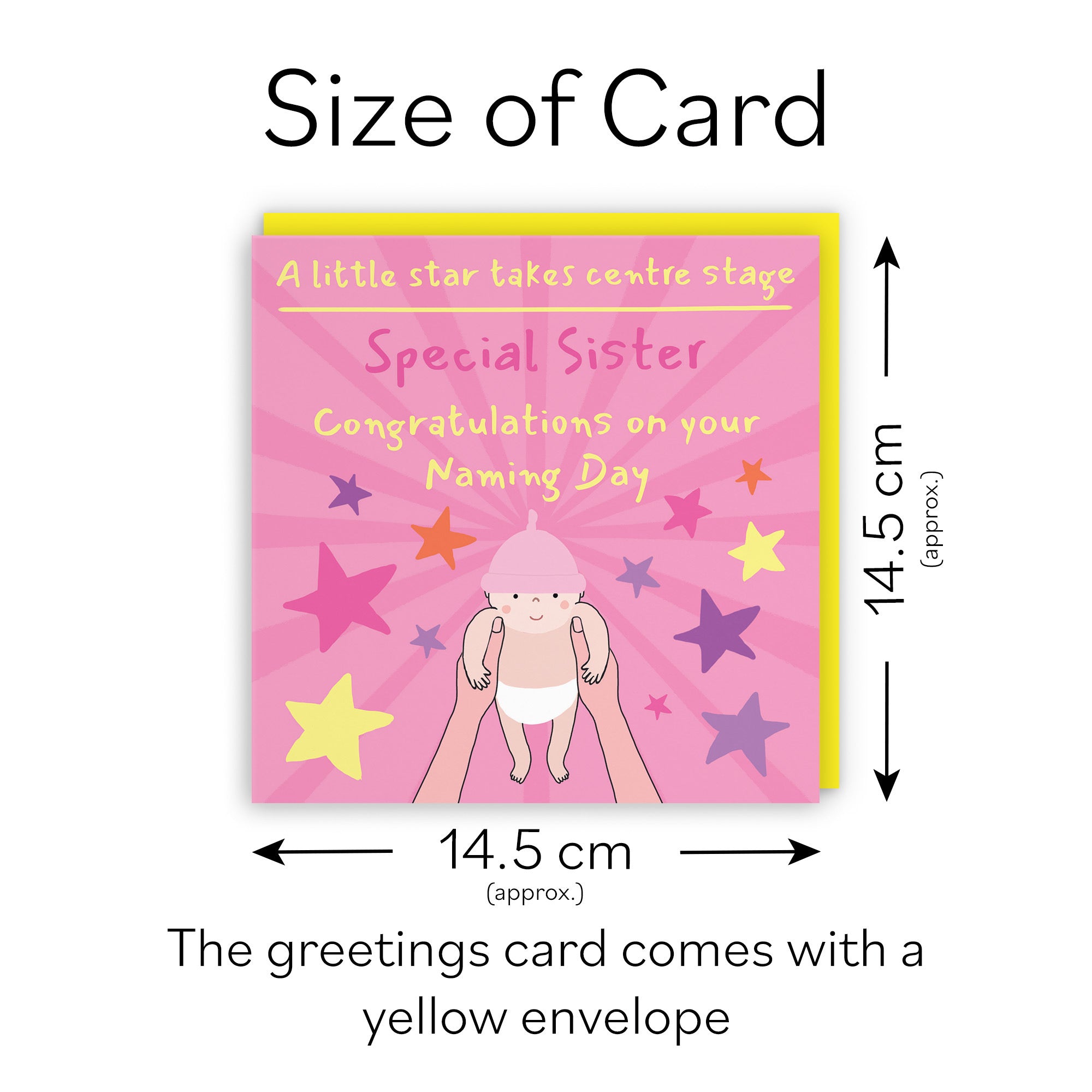Sister Naming Day Card Bundle Of Joy Laugh Out Loud - Default Title (GK00563)