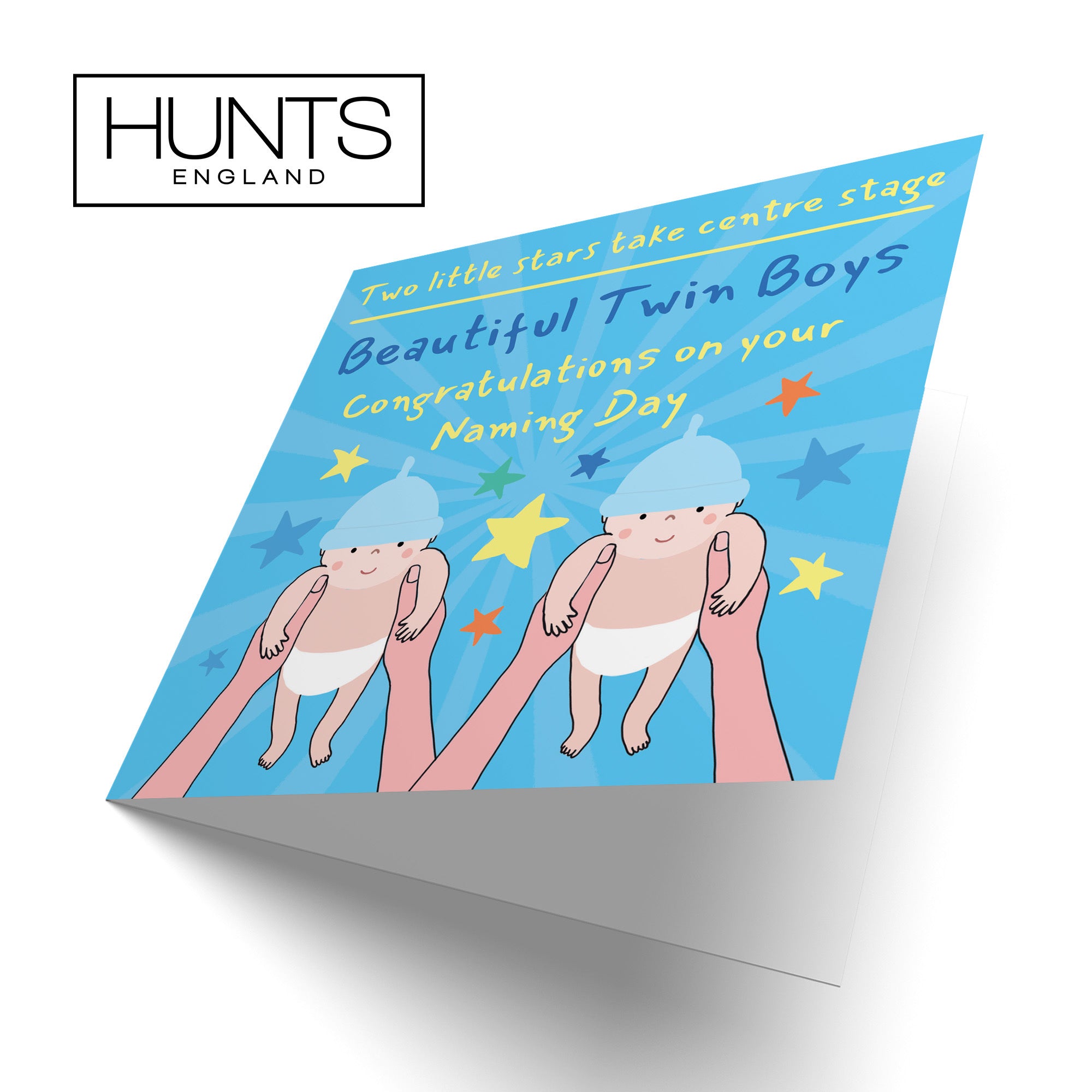 Twin Boys Naming Day Card Bundle Of Joy Laugh Out Loud - Default Title (GK00568)