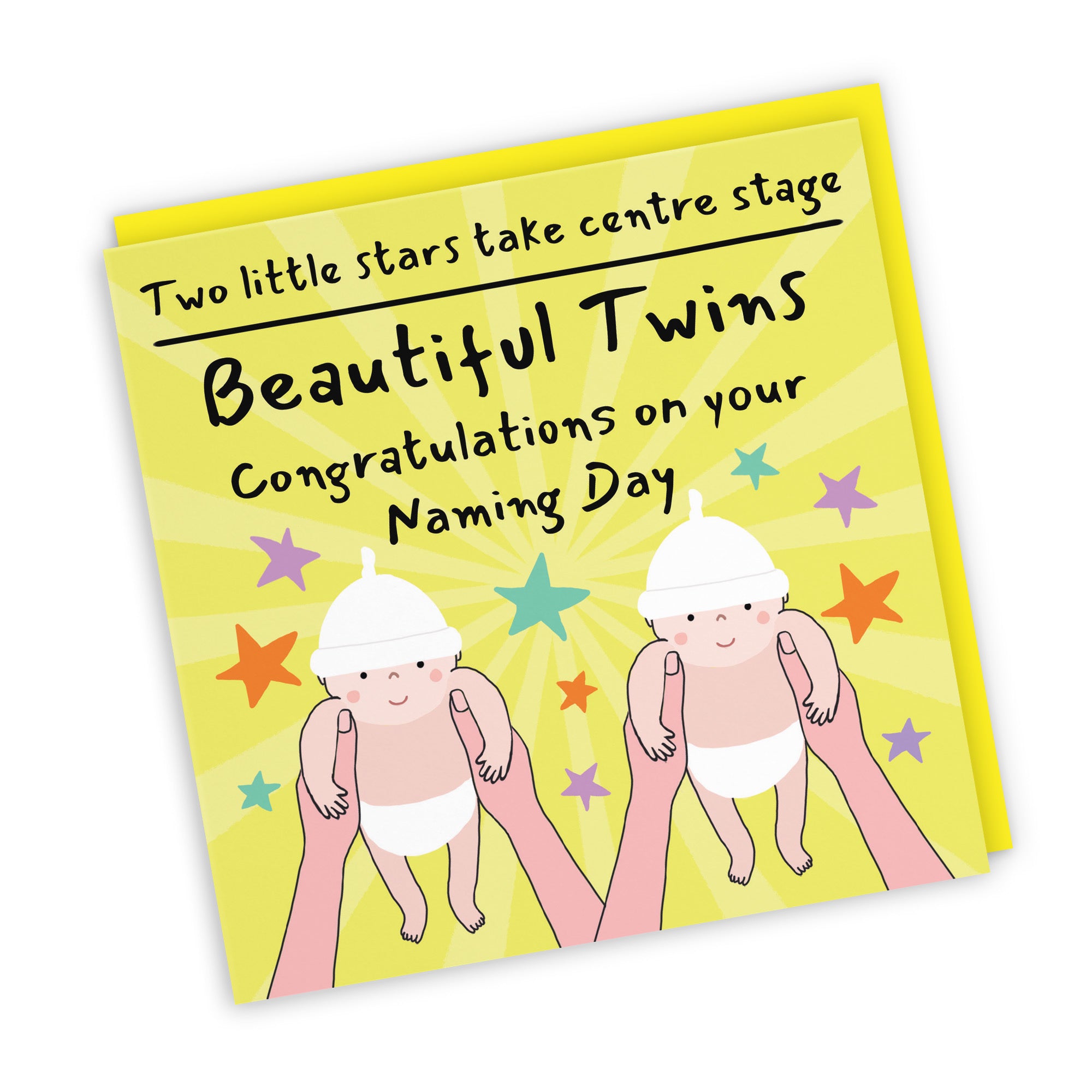 Twins Naming Day Card Bundle Of Joy Laugh Out Loud - Default Title (GK00570)