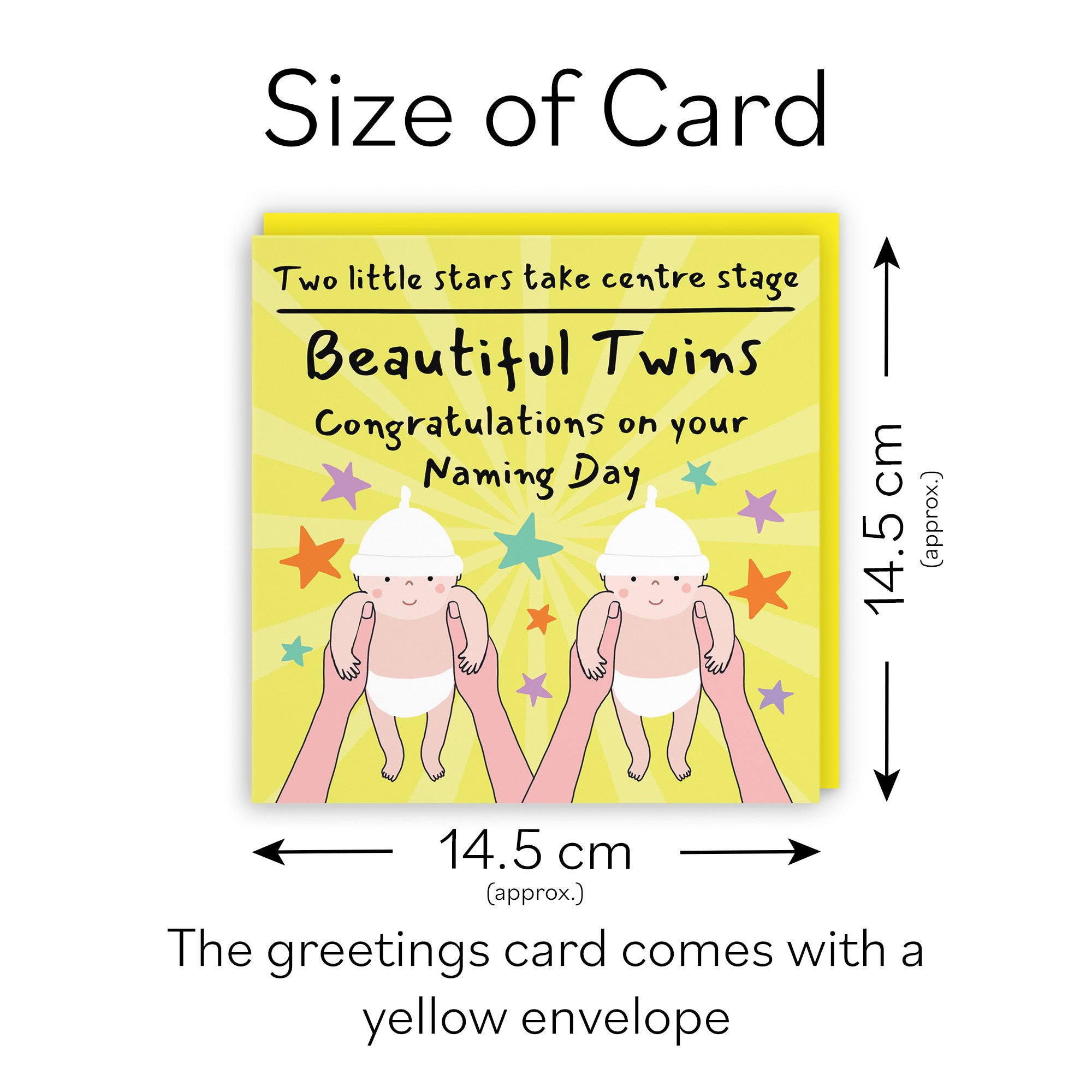 Twins Naming Day Card Bundle Of Joy Laugh Out Loud - Default Title (GK00570)
