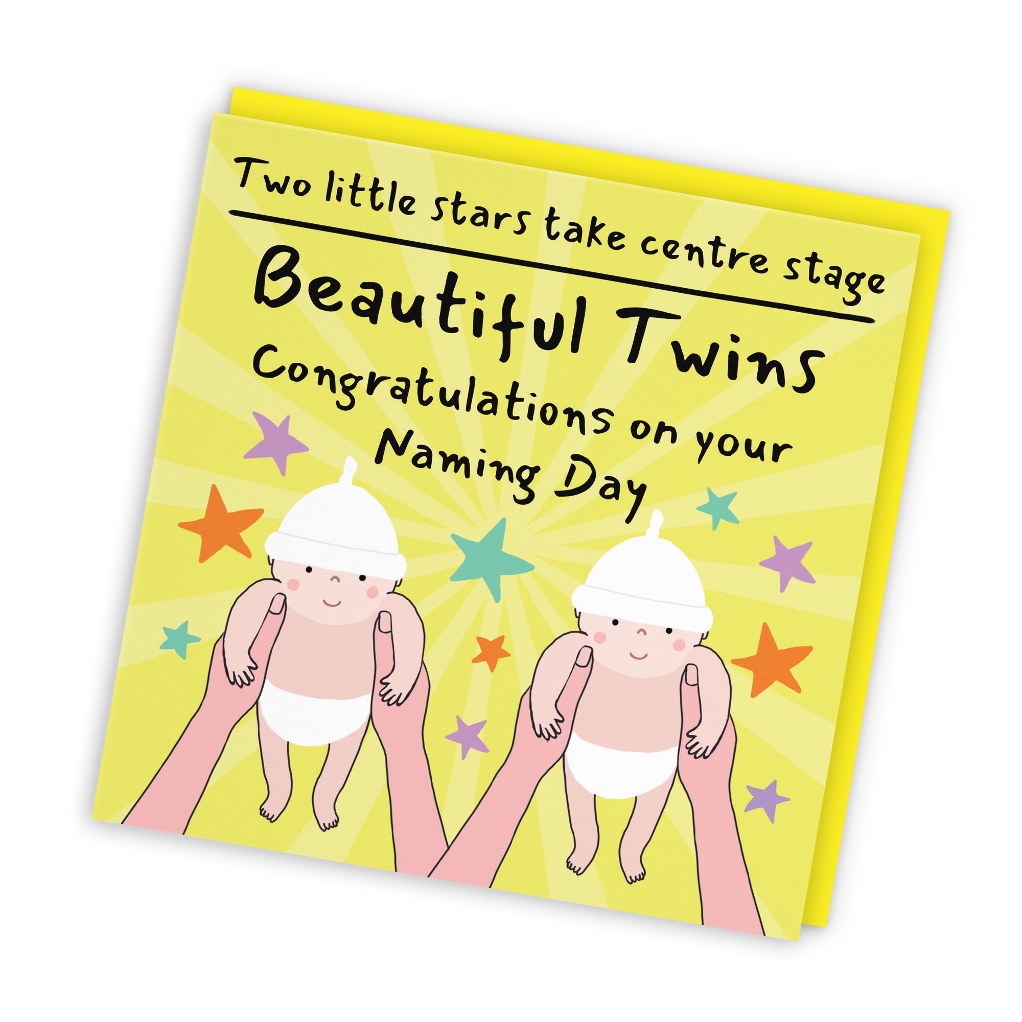 Twins Naming Day Card Bundle Of Joy Laugh Out Loud - Default Title (GK00570)