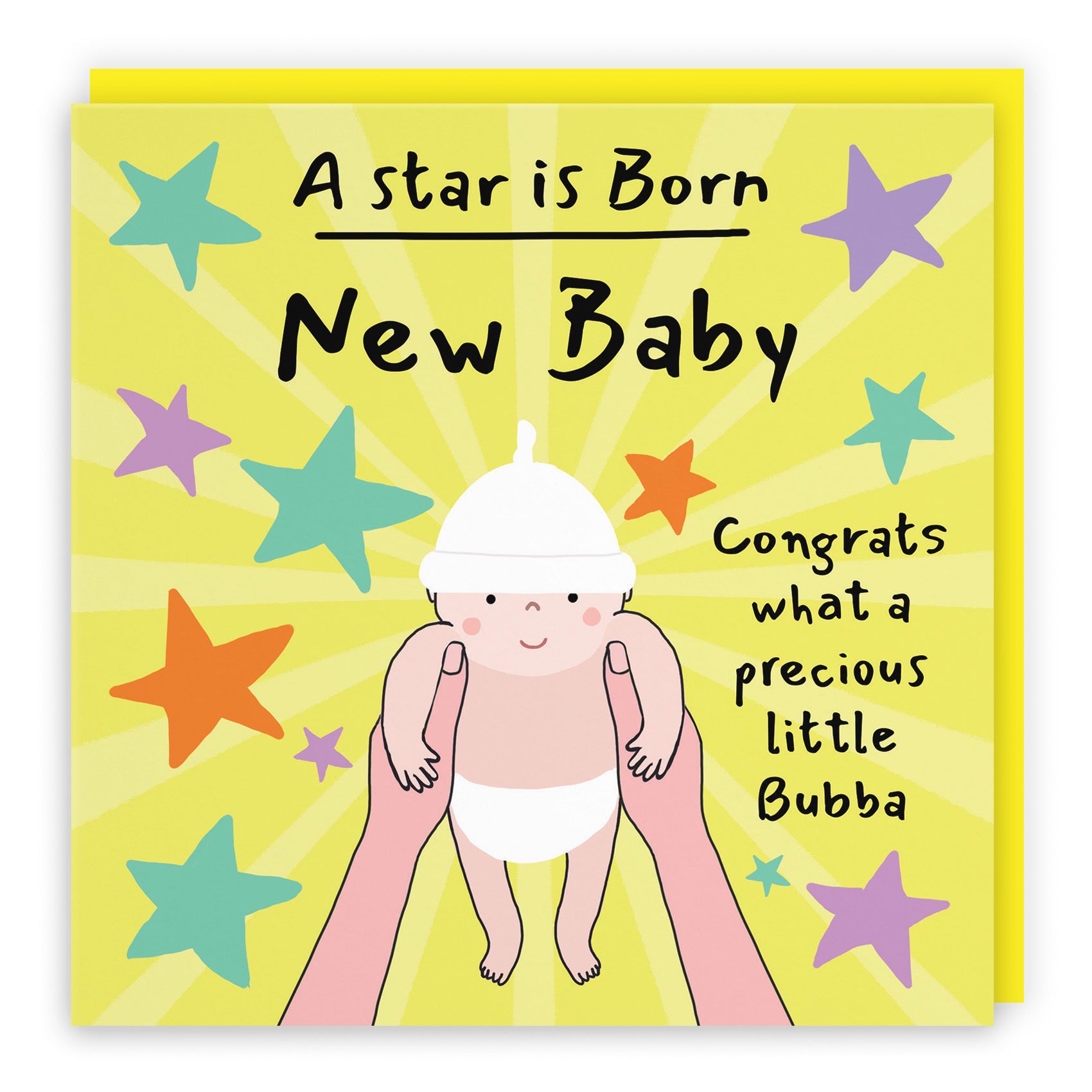 New Baby Congratulations Card Bundle Of Joy Laugh Out Loud - Default Title (GK00571)