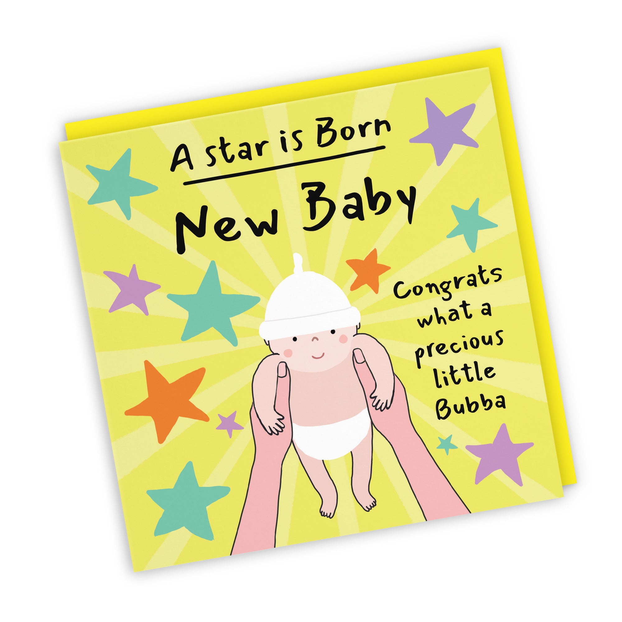 New Baby Congratulations Card Bundle Of Joy Laugh Out Loud - Default Title (GK00571)